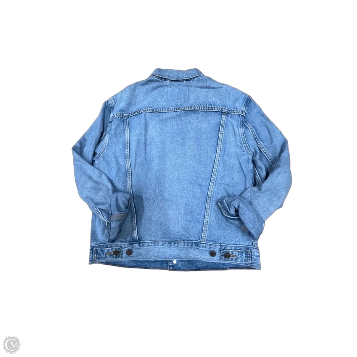 Jacket Denim By Levis In Blue Denim, Size: S