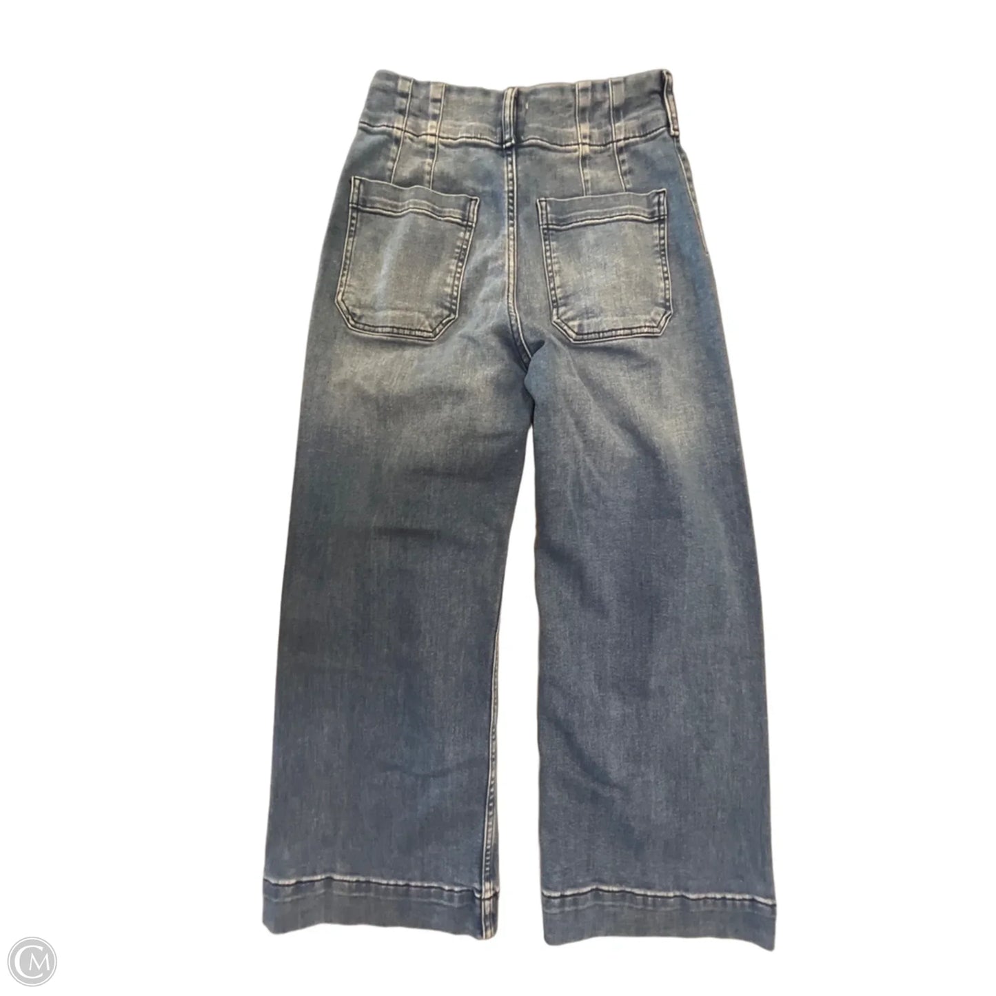 Jeans Wide Leg By Maeve In Blue Denim, Size: 2
