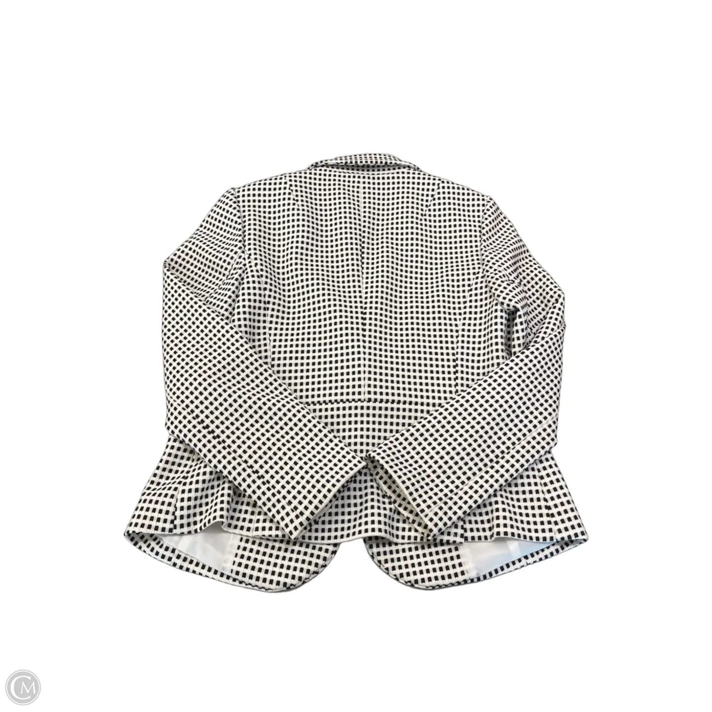 Blazer By Talbots In Checkered Pattern, Size: S