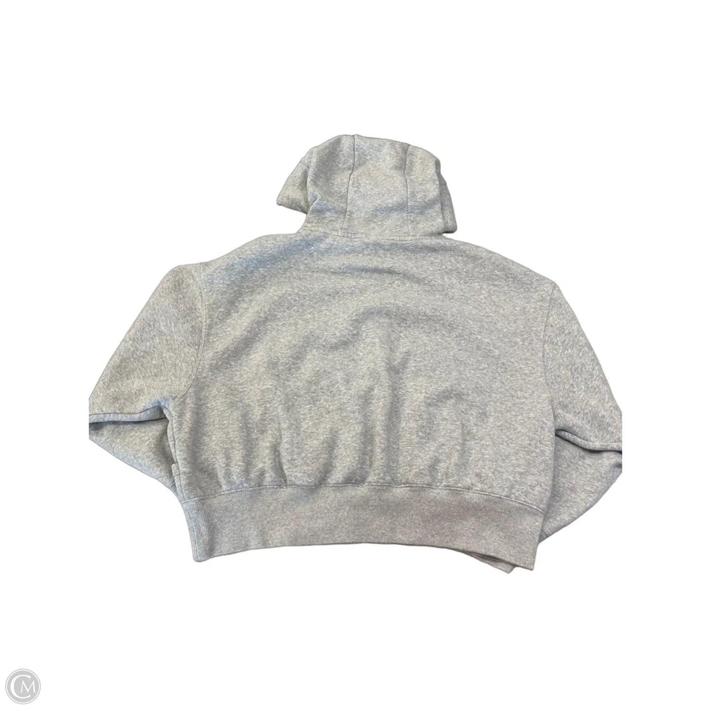 Sweatshirt Hoodie By Nike In Grey, Size: Xxs