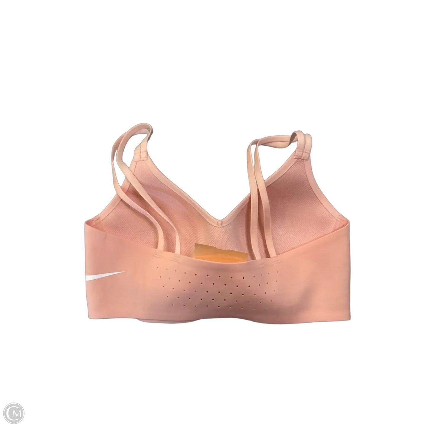 Athletic Bra By Nike In Peach, Size: S