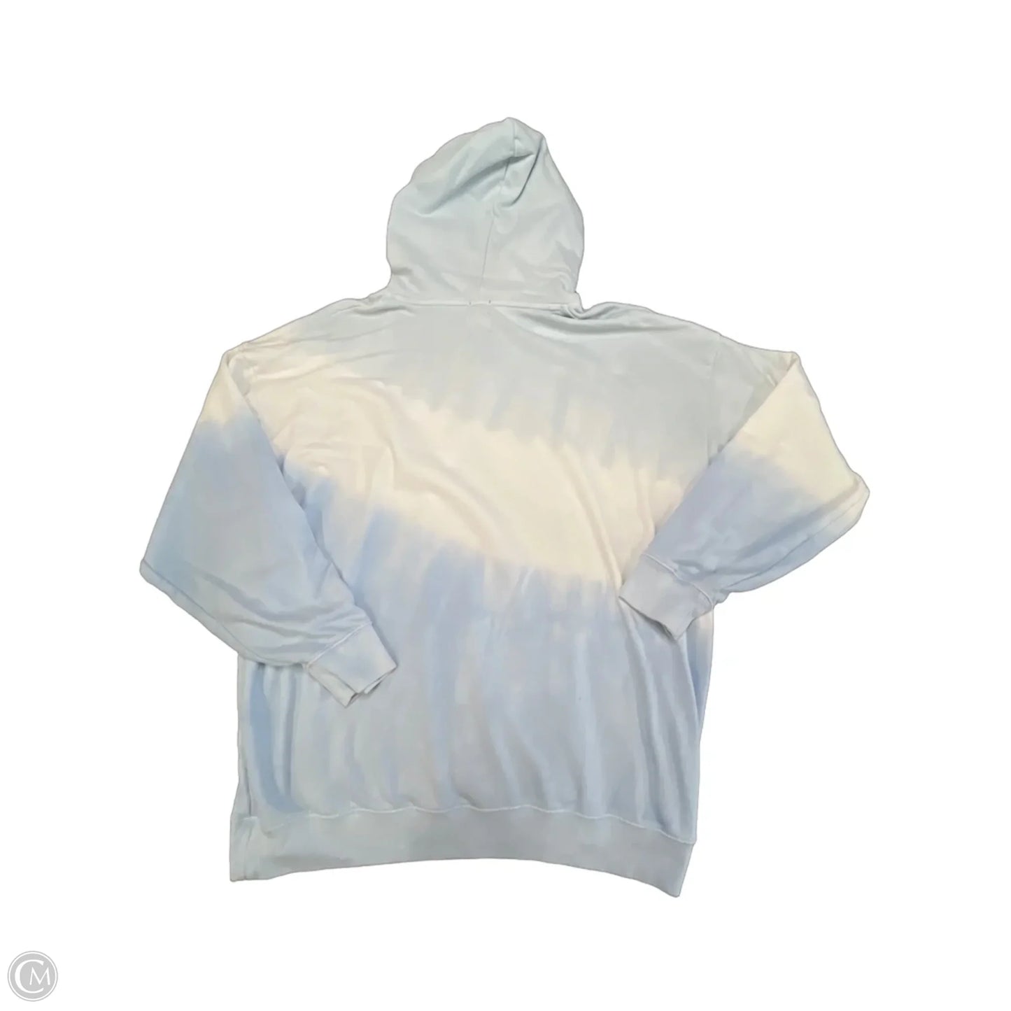 Sweatshirt Hoodie By Gap In Blue & White, Size: M