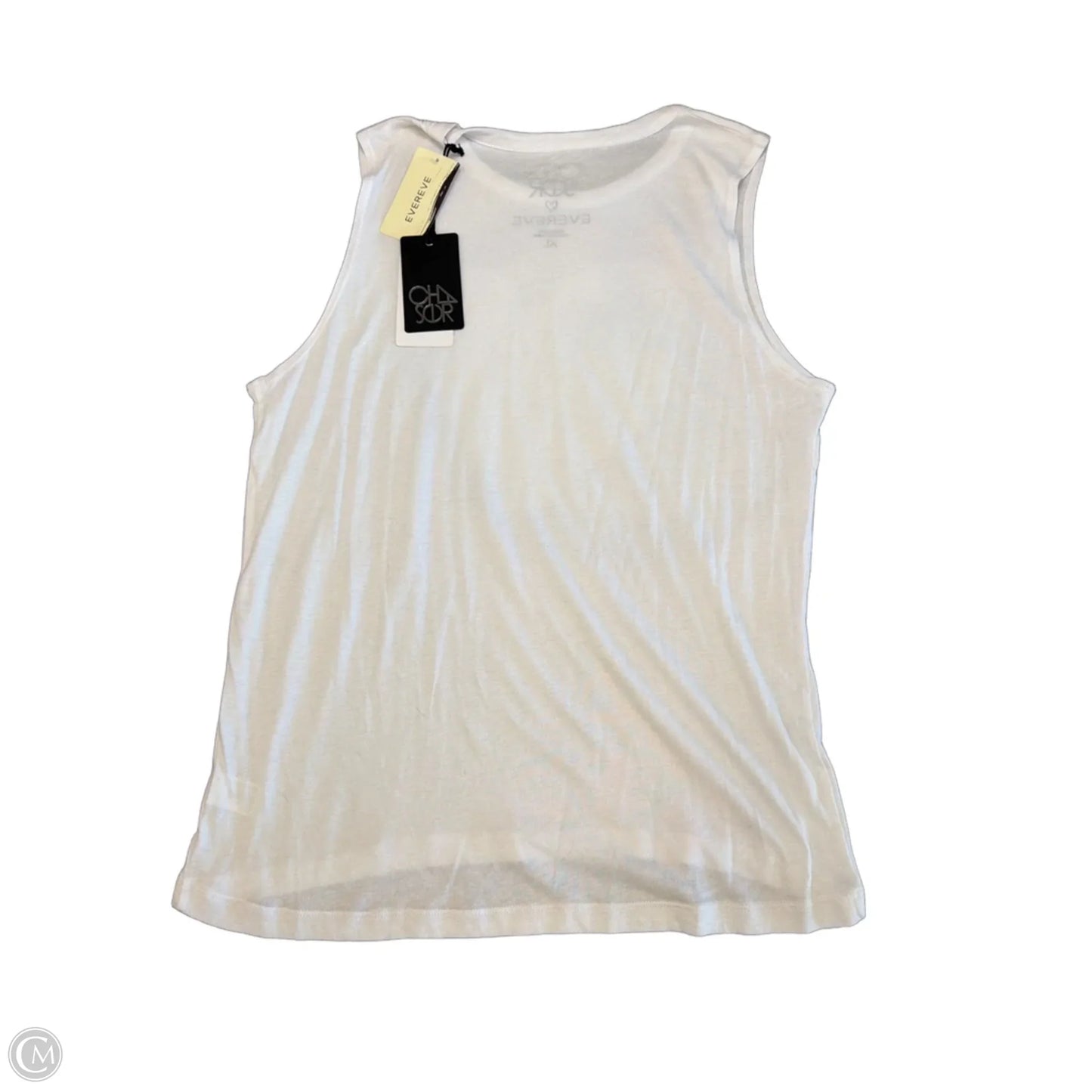 Top Sleeveless By Evereve In White, Size: Xl