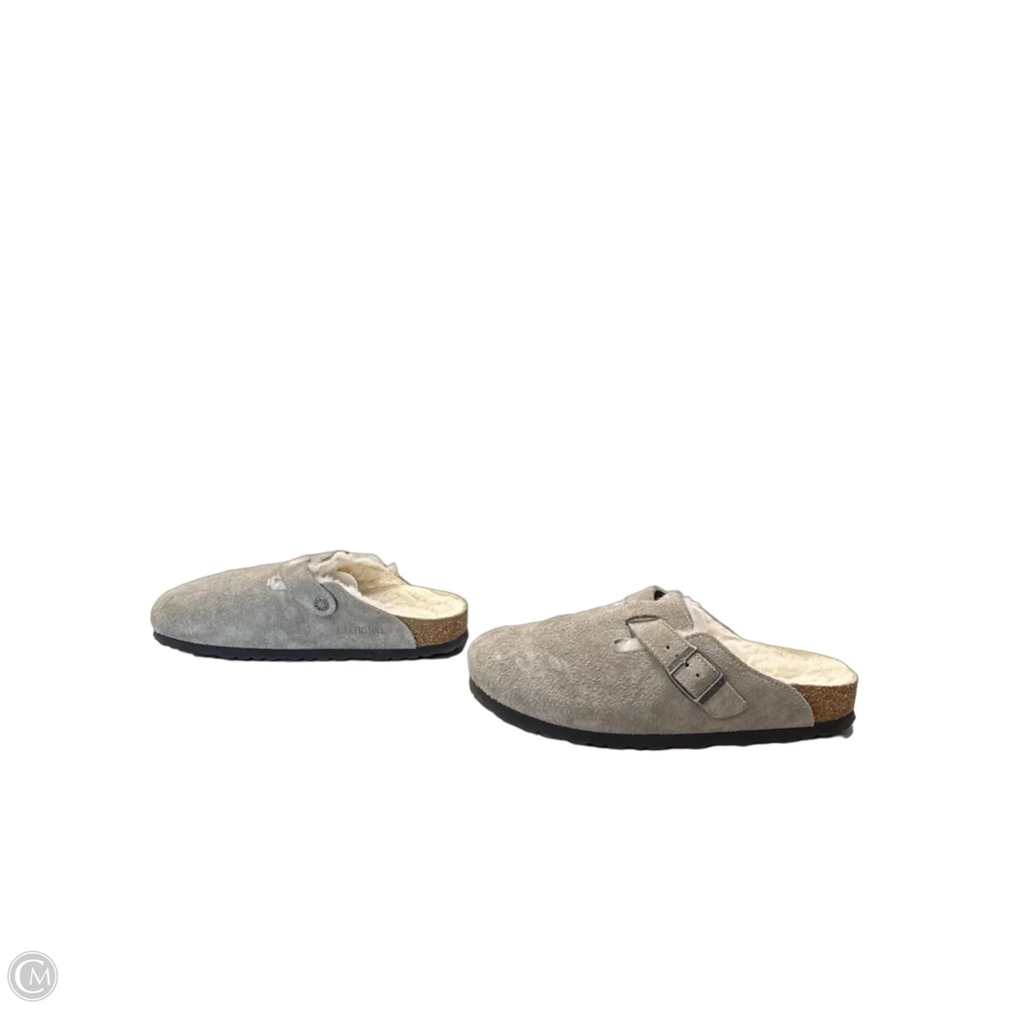 Shoes Flats By Birkenstock In Grey, Size: 9