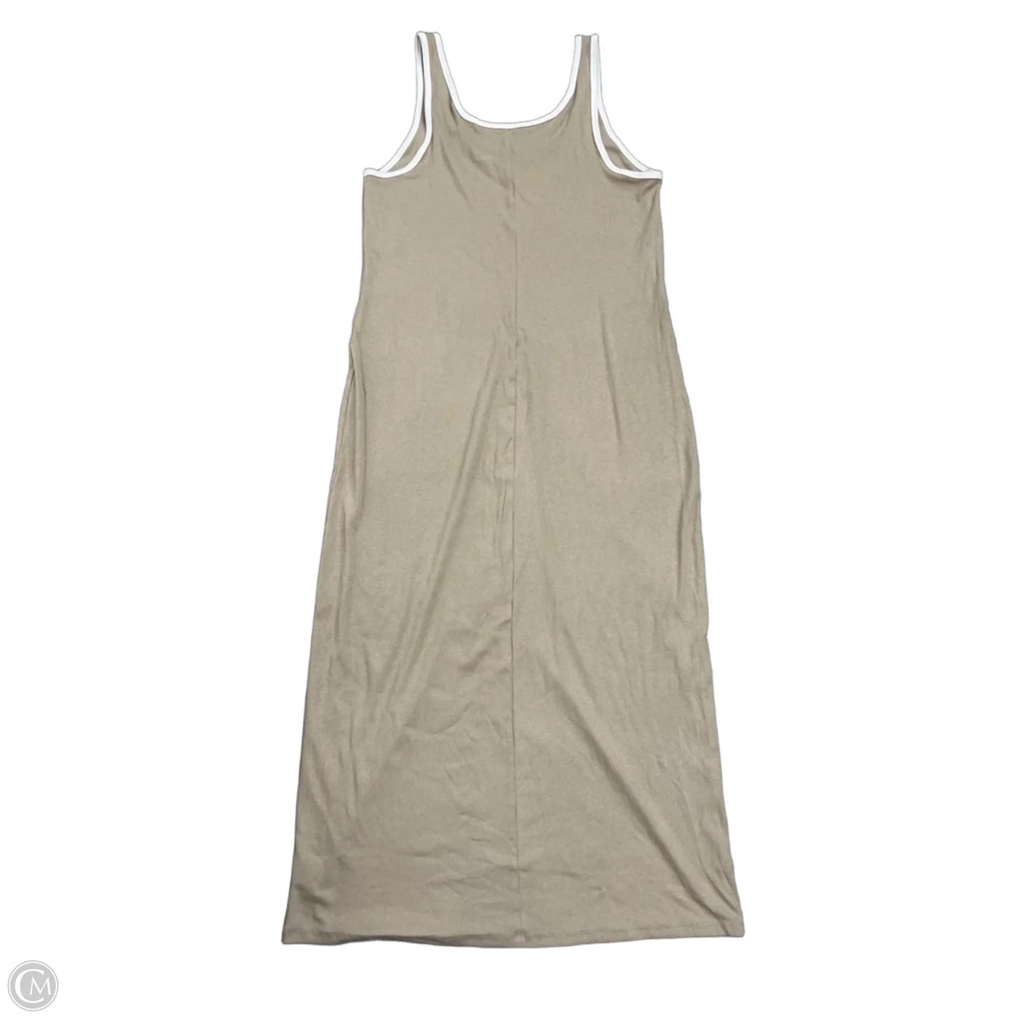 Dress Casual Maxi By A New Day In Tan, Size: Xl