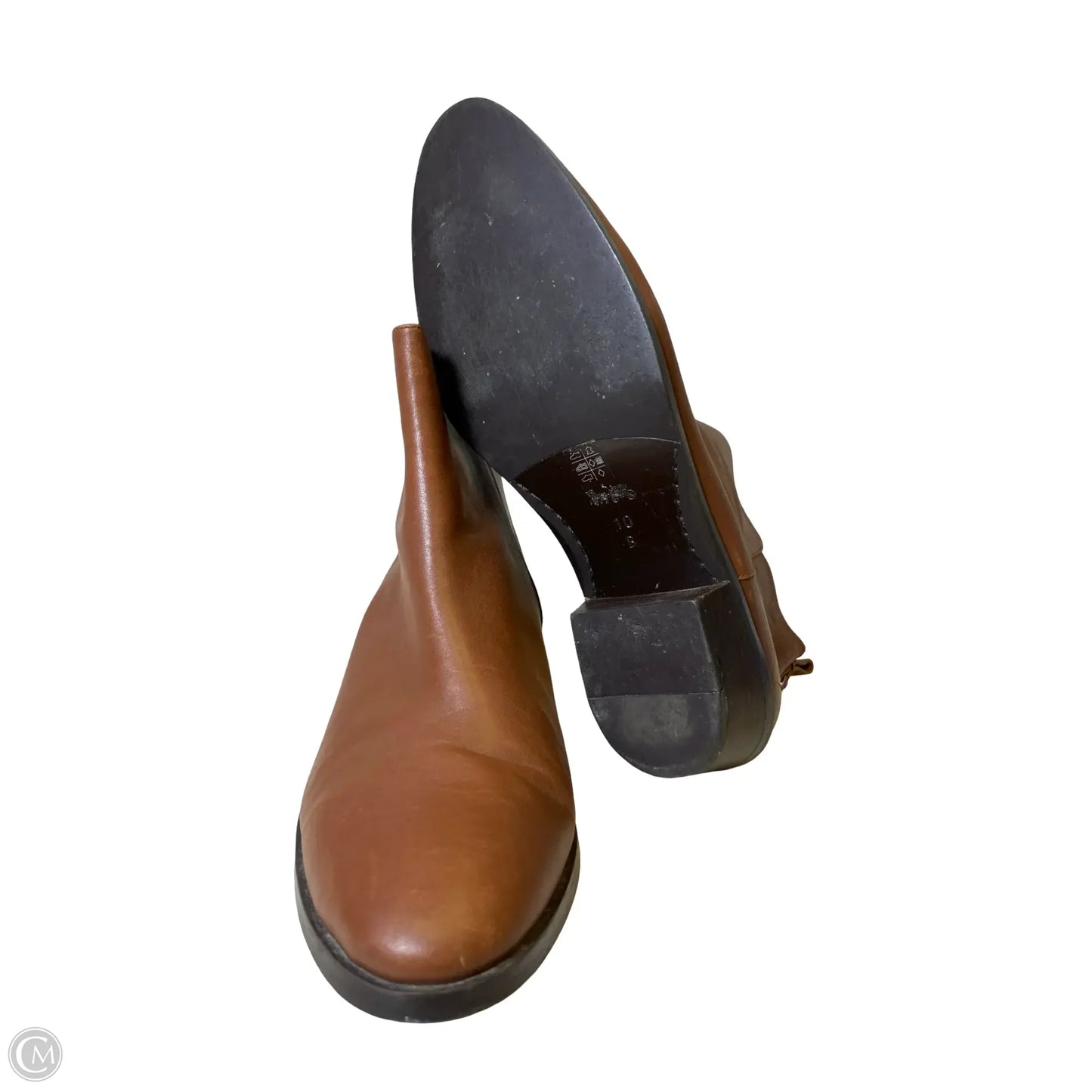 Boots Designer By Coach In Brown, Size: 10