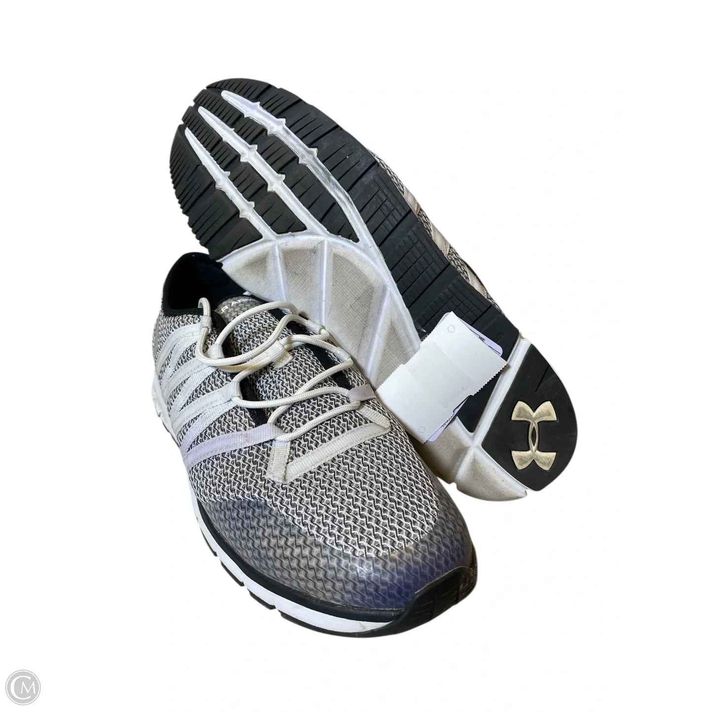 Shoes Athletic By Under Armour In Black & White, Size: 8.5