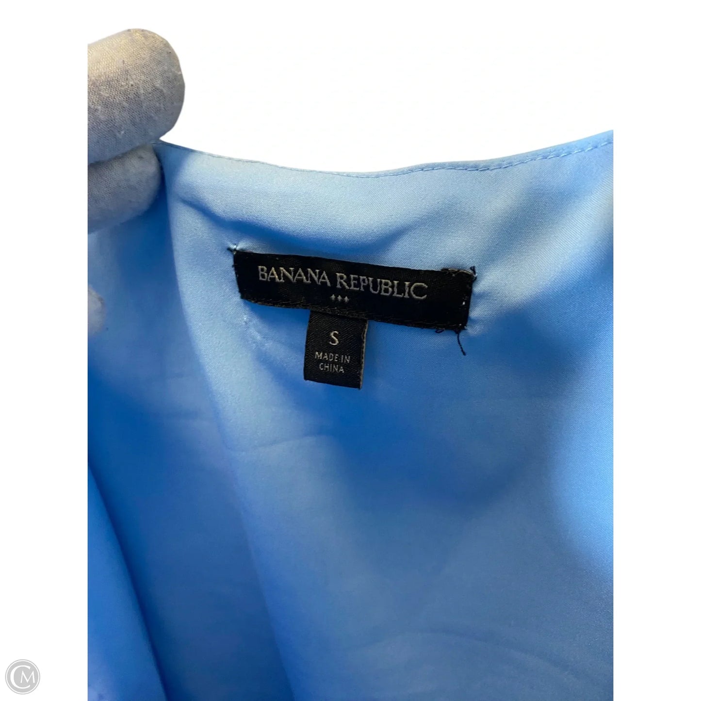 Top Sleeveless By Banana Republic In Blue, Size: S