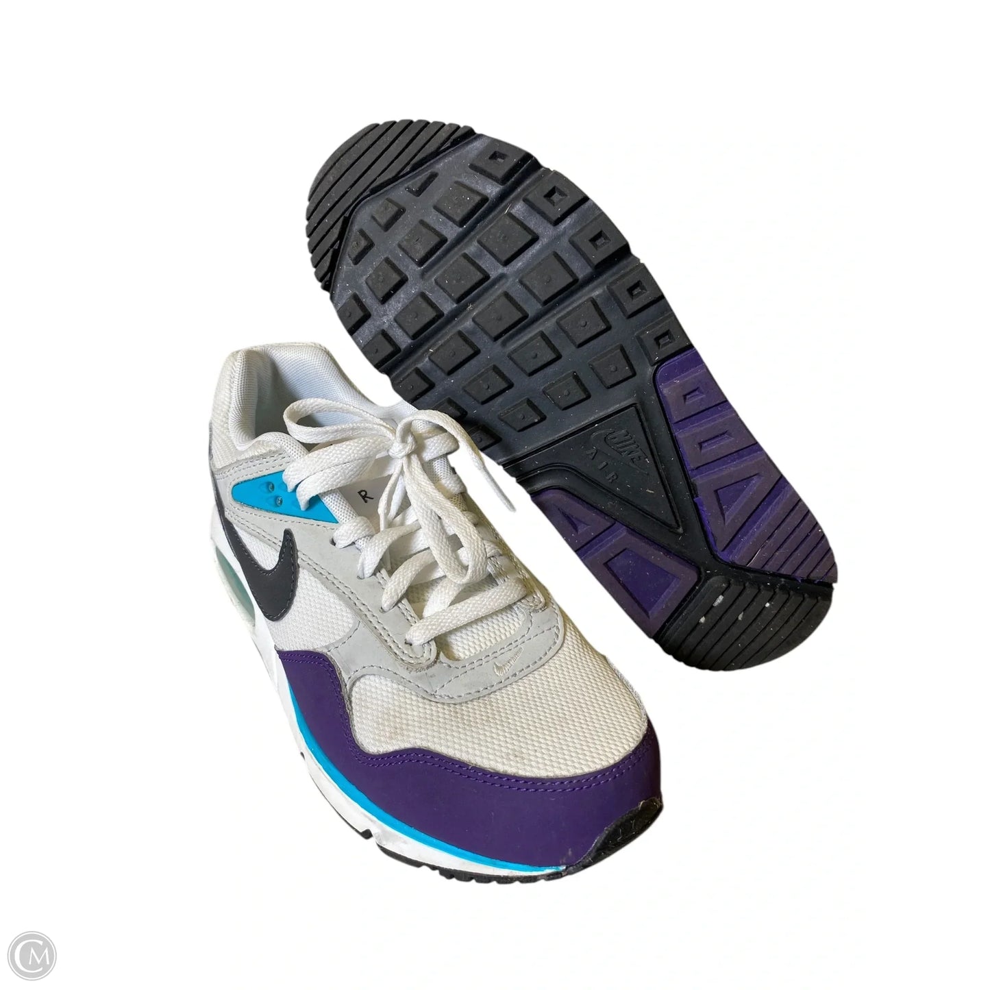 Shoes Sneakers By Nike In Purple & White, Size: 7.5