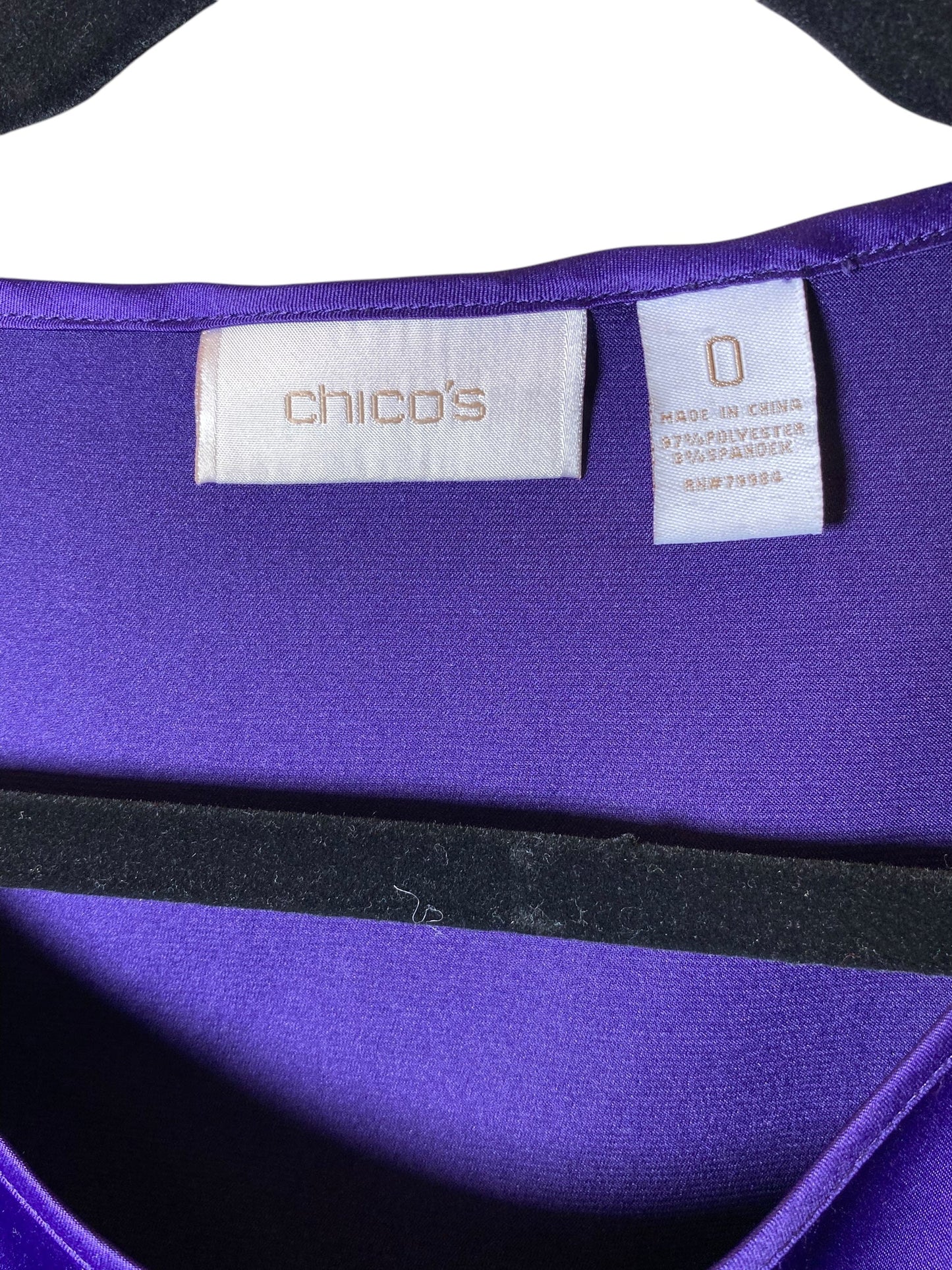 Top 3/4 Sleeve By Chicos Size: S