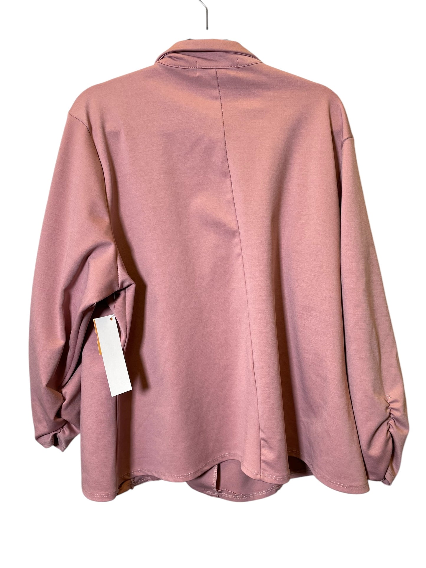 Blazer By Cmc In Pink, Size: 3x