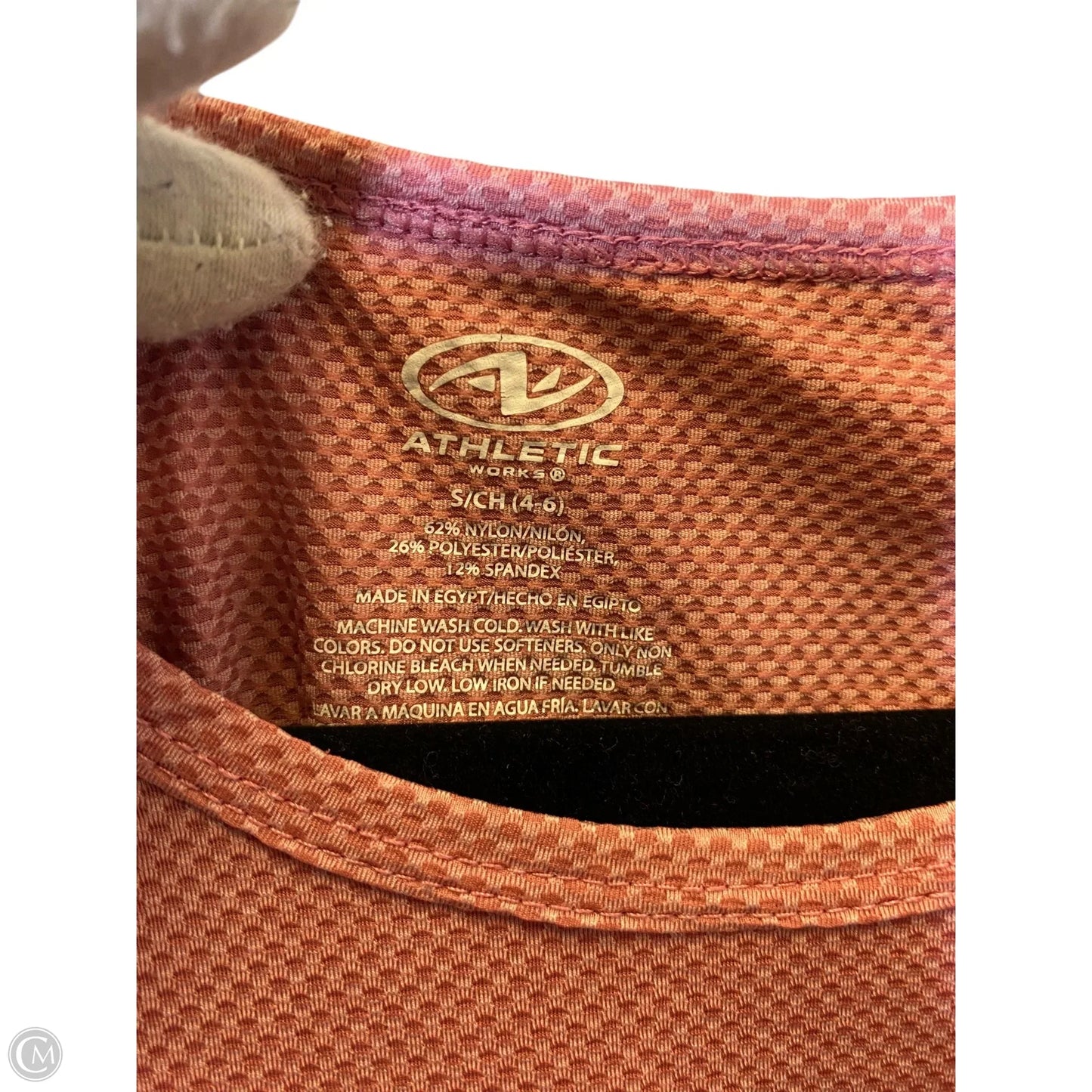 Athletic Tank Top By Athletic Works In Pink, Size: S