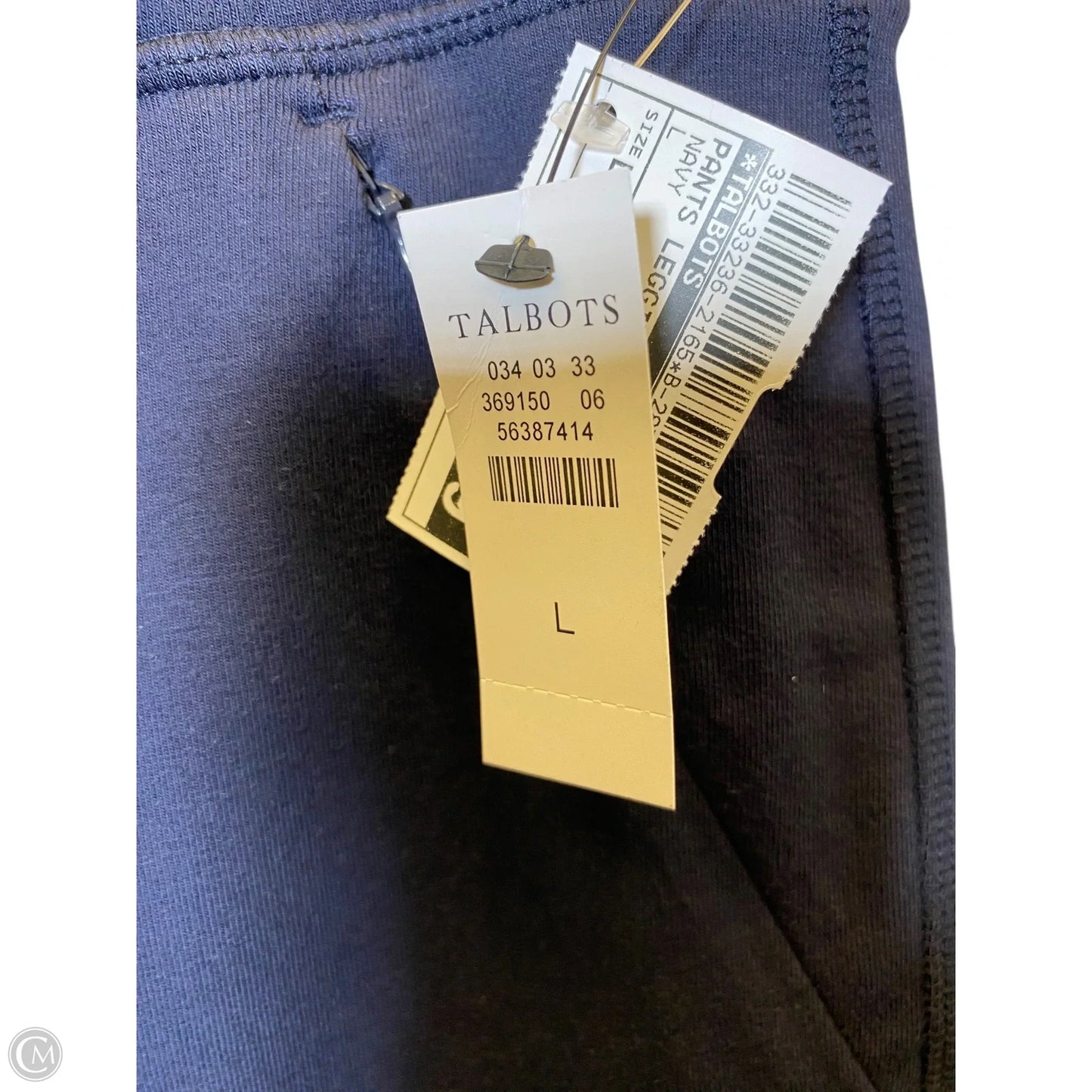 Pants Leggings By Talbots In Navy, Size: L