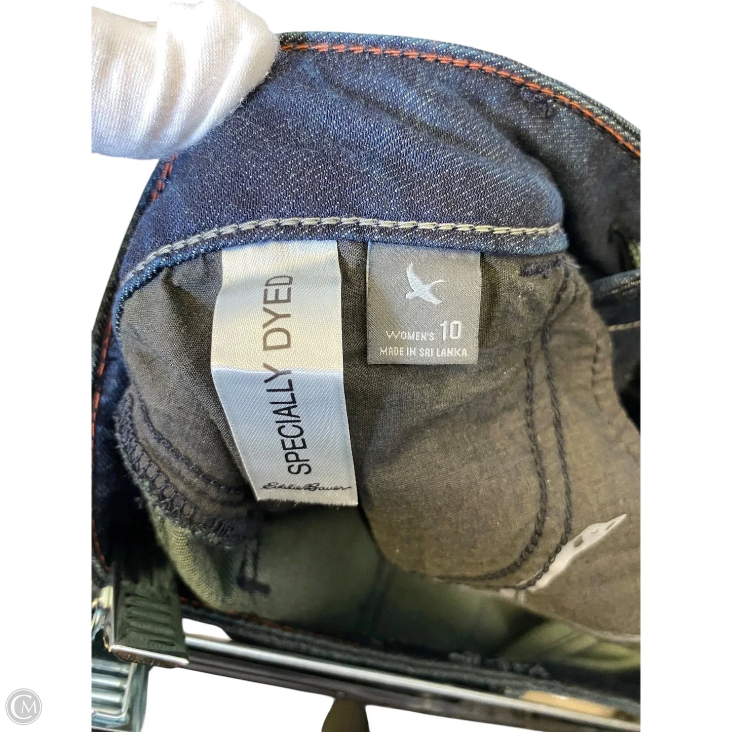 Jeans Skinny By Eddie Bauer In Blue Denim, Size: 10