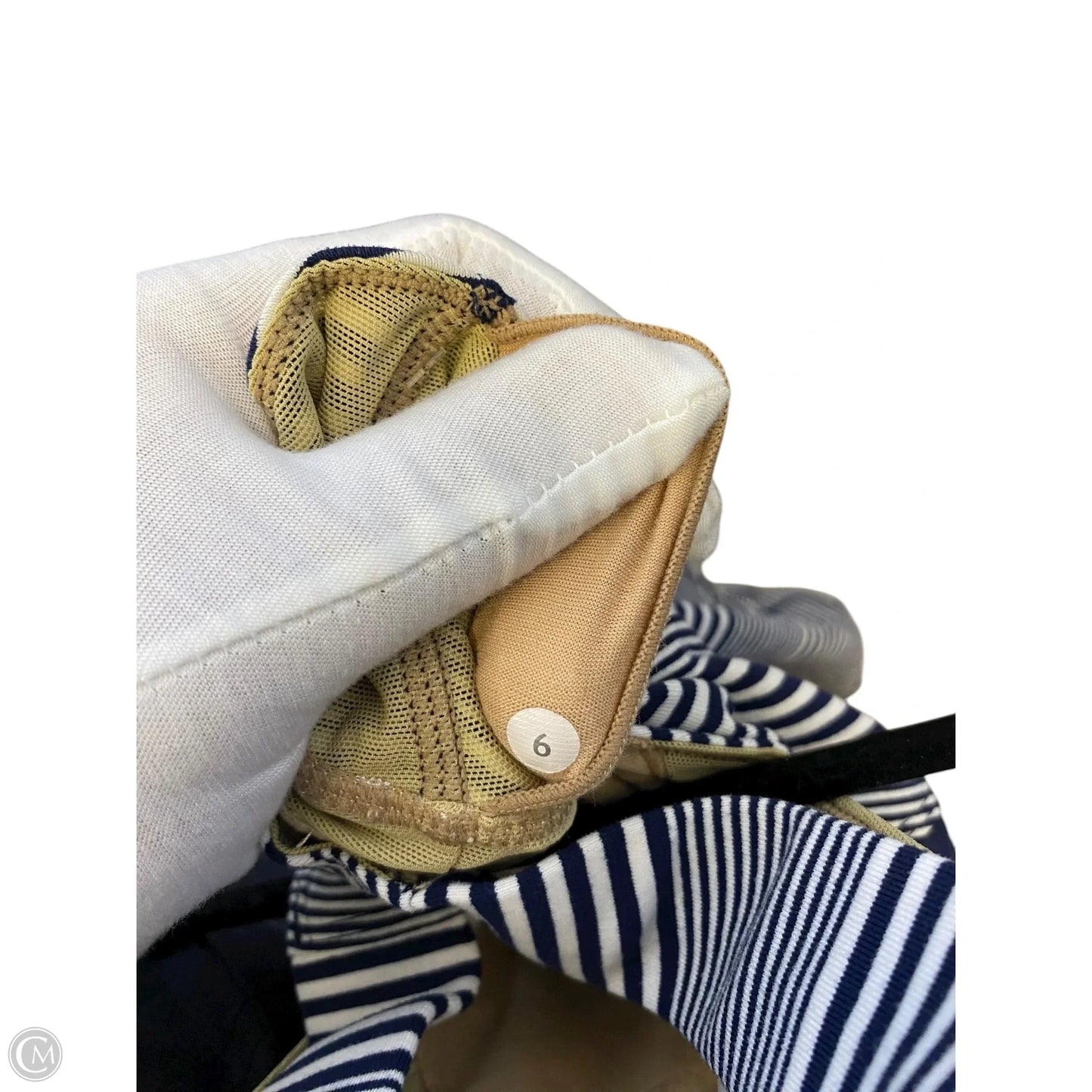 Athletic Tank Top By Lululemon In Striped Pattern, Size: 6