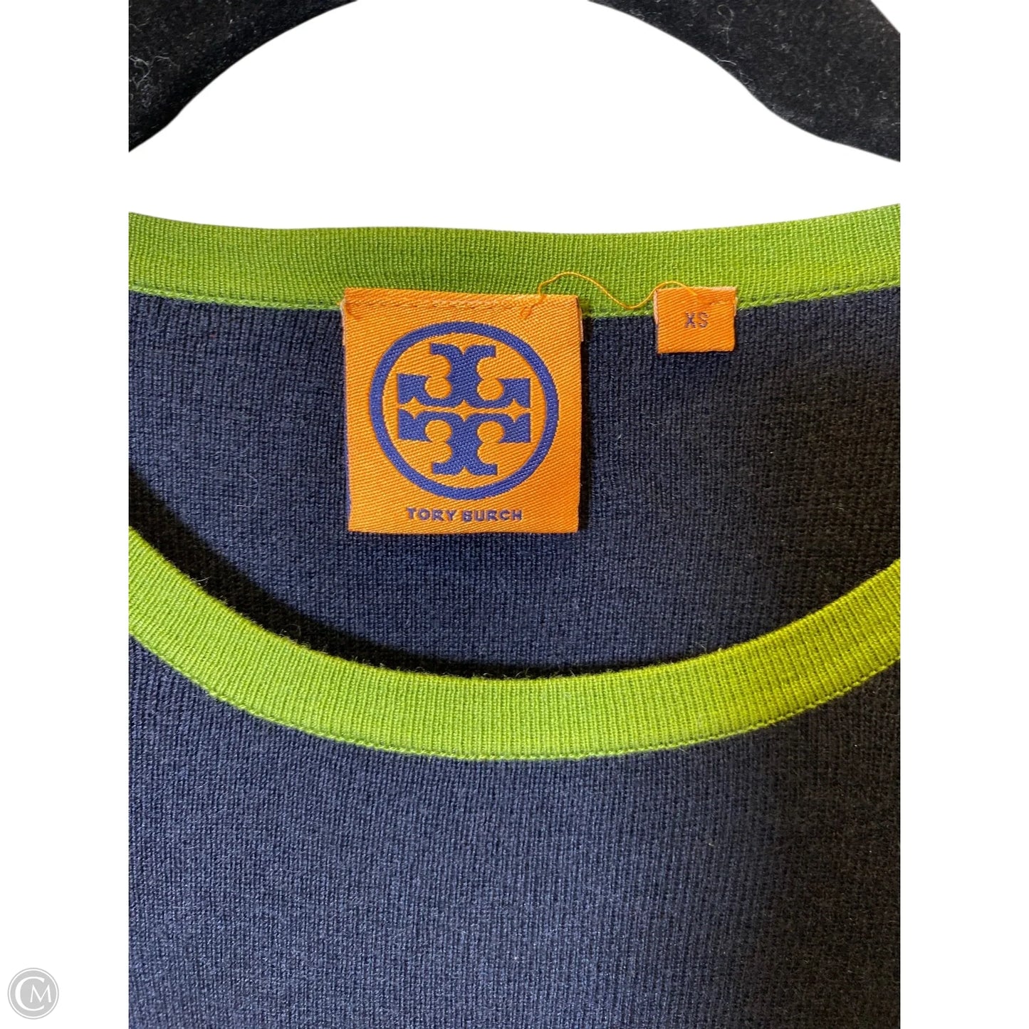 Top Long Sleeve Designer By Tory Burch In Striped Pattern, Size: Xs