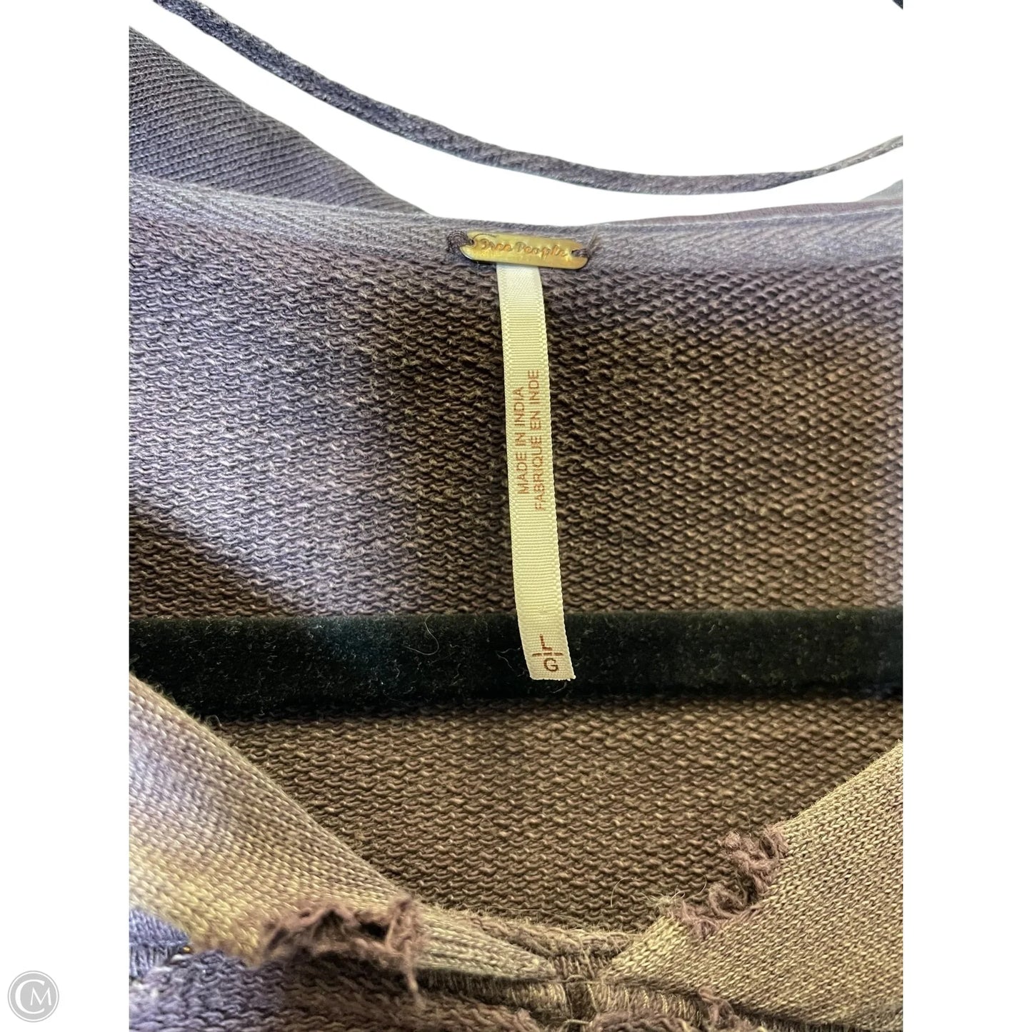 Sweatshirt Hoodie By Free People In Purple, Size: L