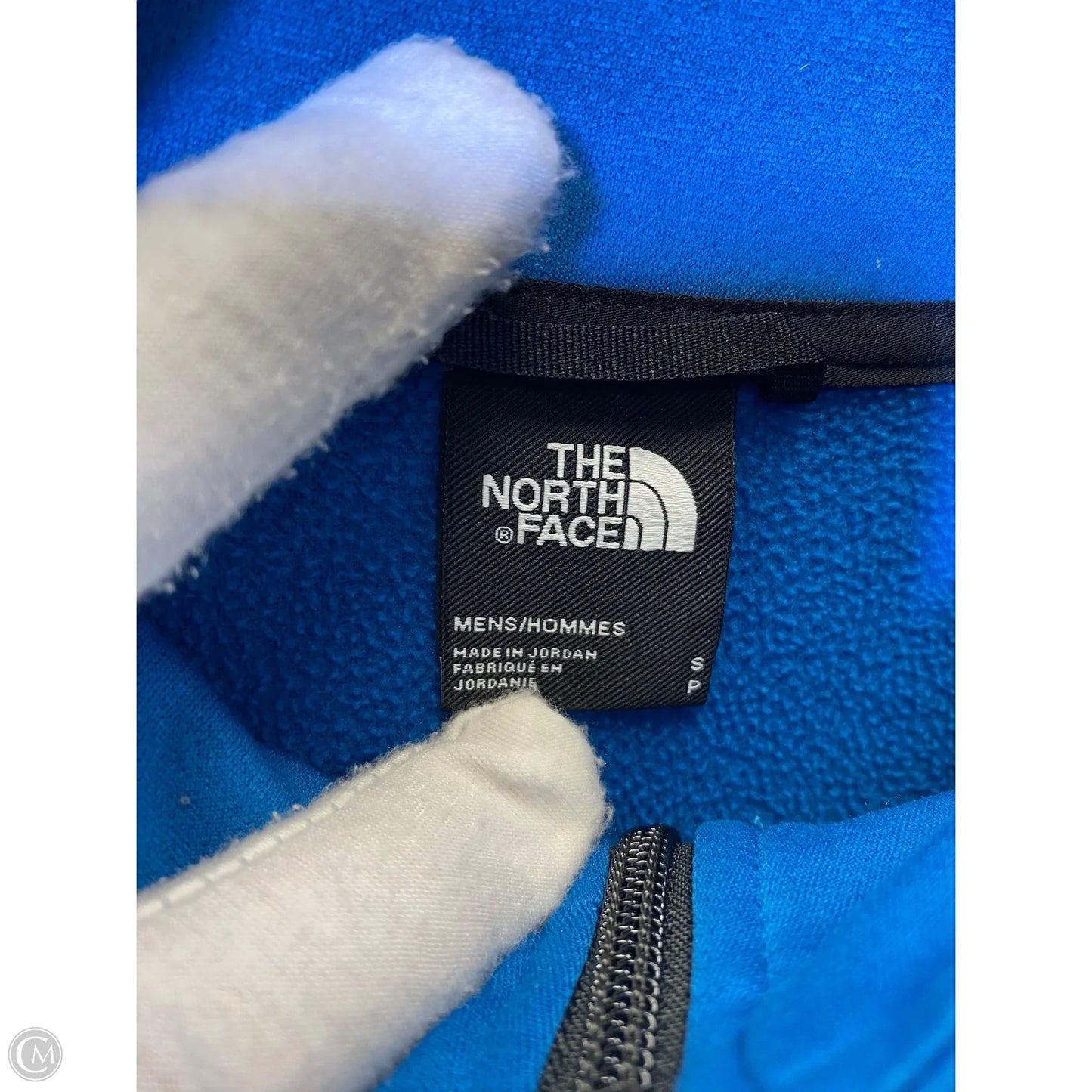 Athletic Sweatshirt Collar By The North Face In Teal, Size: S