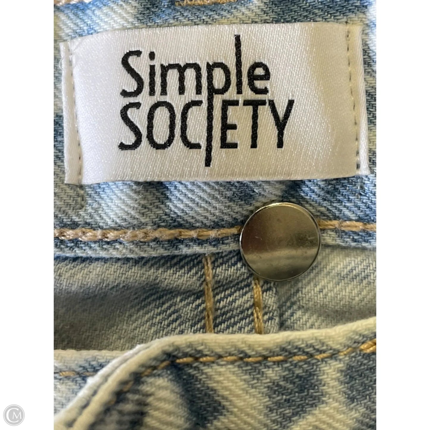 Jeans Wide Leg By Clothes Mentor In Blue Denim, Size: 12
