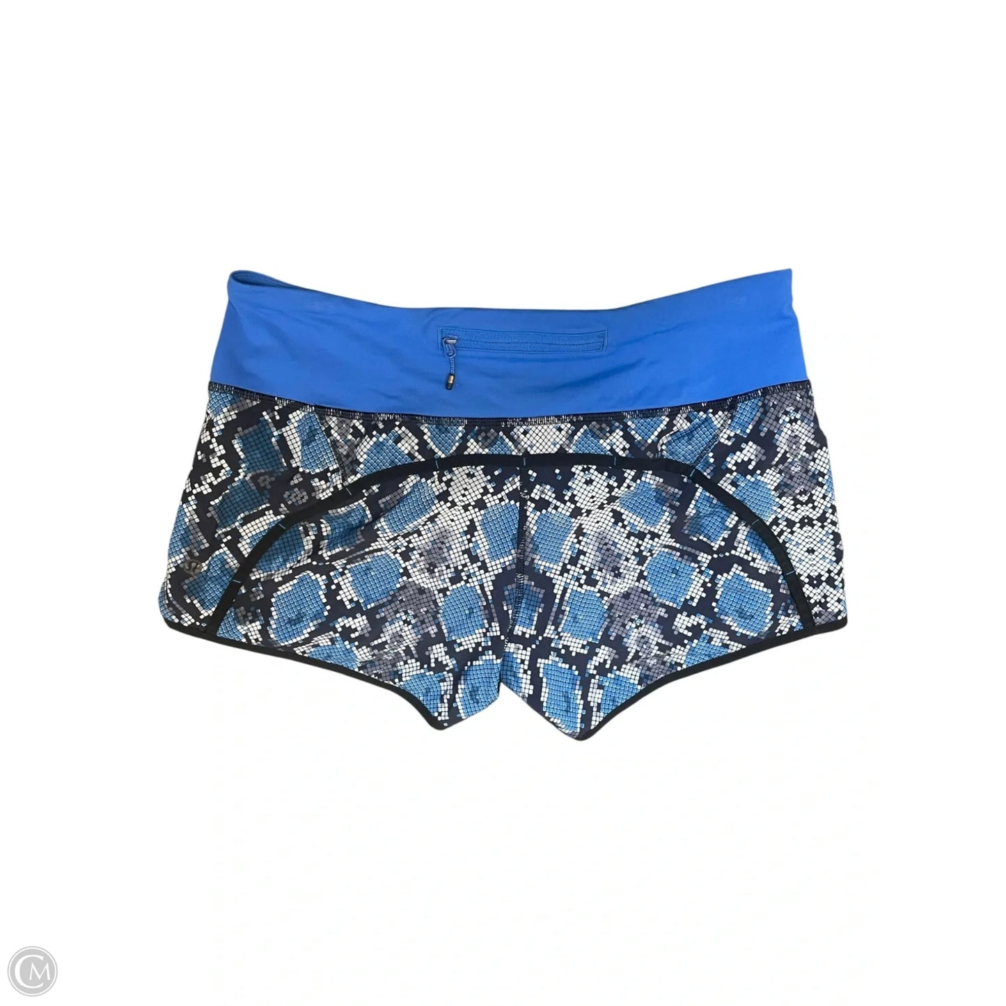 Athletic Shorts By Lululemon In Snakeskin Print, Size: 6