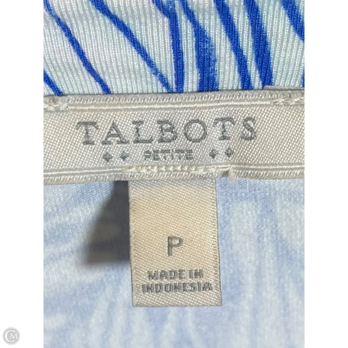 Dress Casual Midi By Talbots In Blue, Size: S