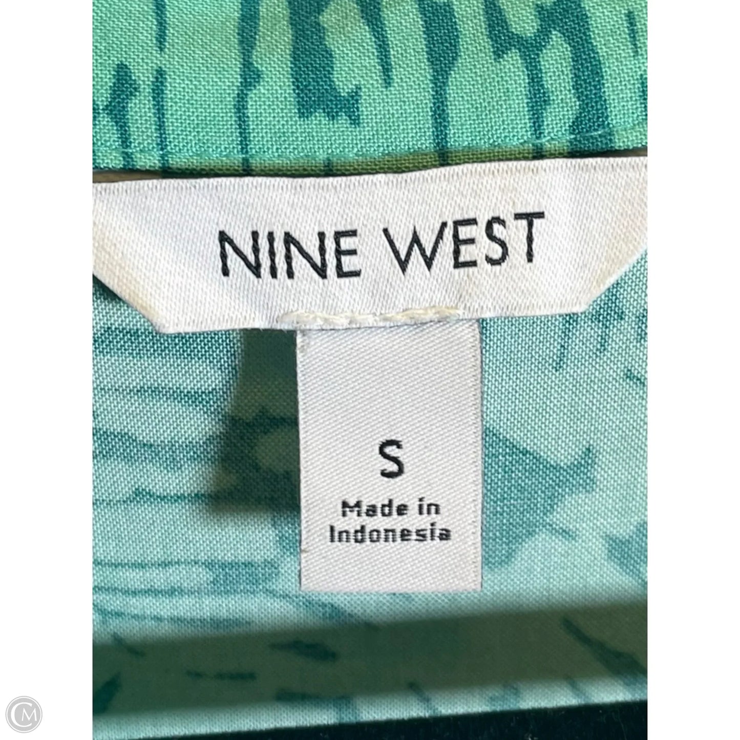 Dress Casual Midi By Nine West In Green, Size: S