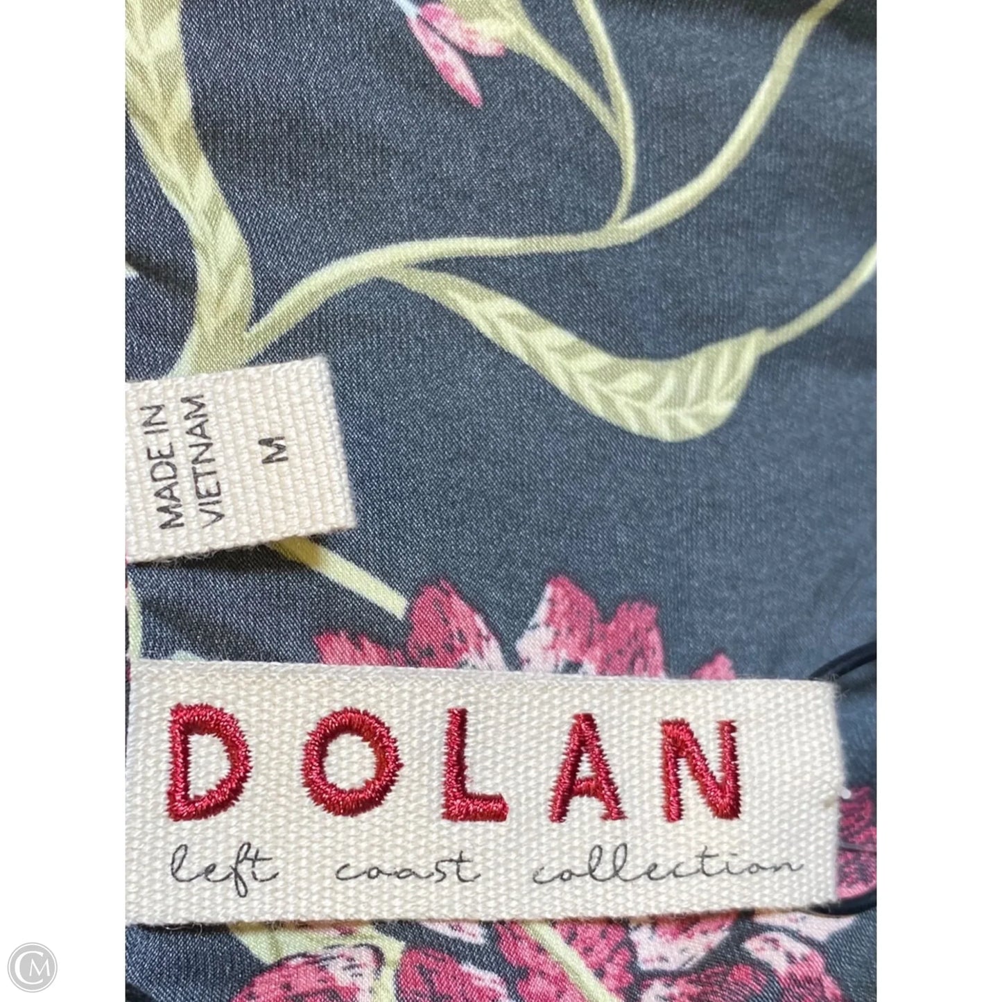 Blouse Long Sleeve By Dolan Left Coast In Floral Print, Size: M