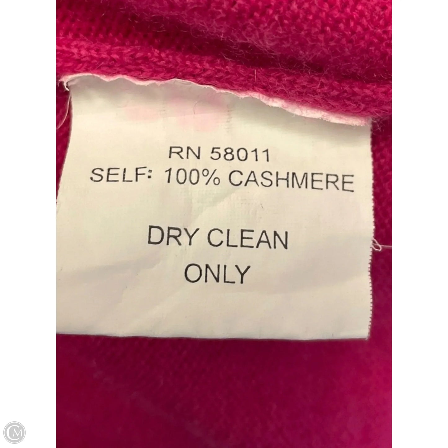 Sweater Cashmere By Clothes Mentor In Pink, Size: L