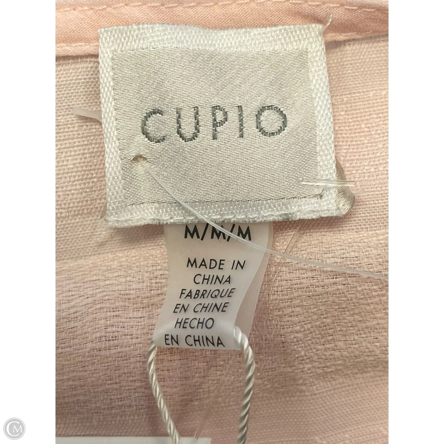Blouse 3/4 Sleeve By Cupio In Pink, Size: M
