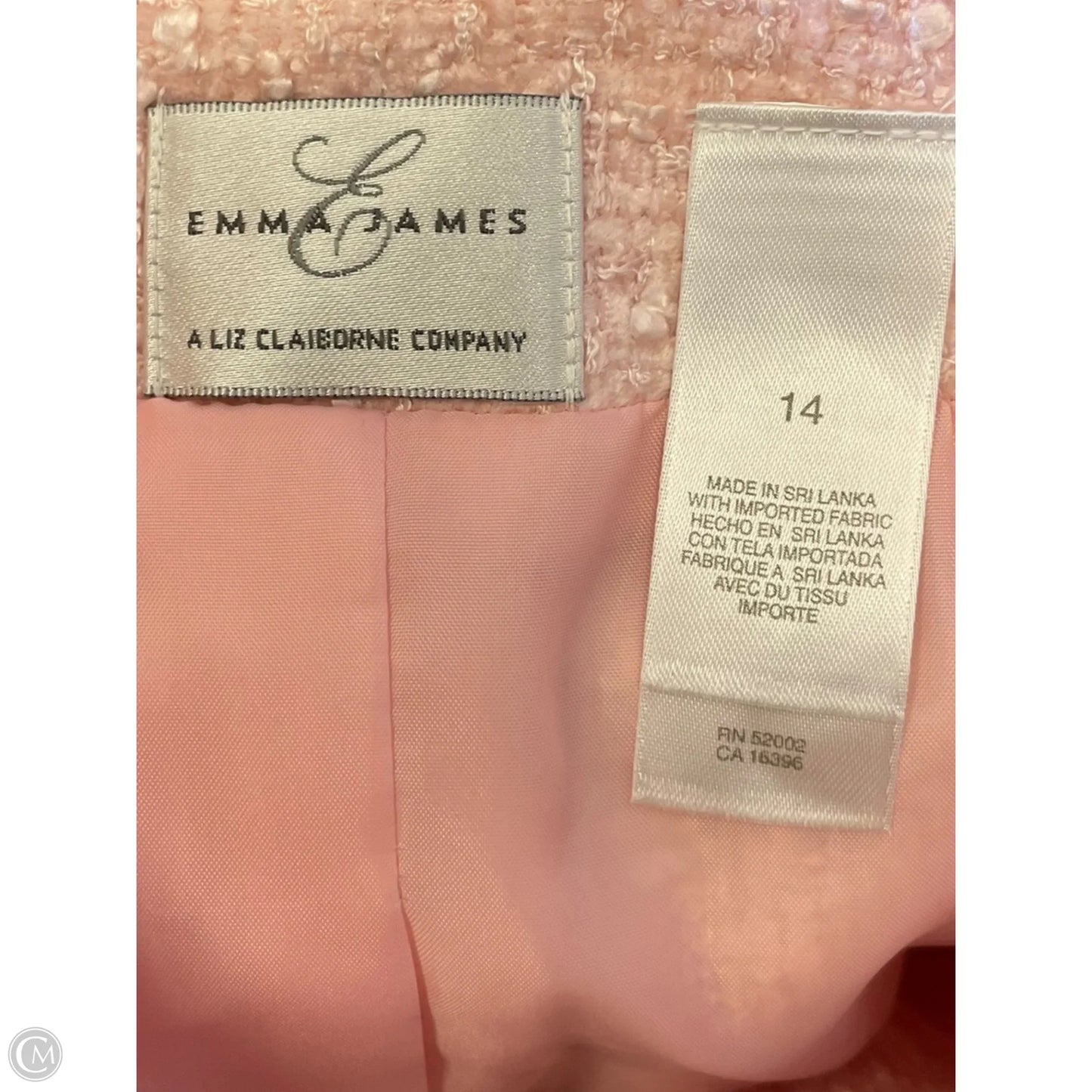 Blazer By Emma James In Pink, Size: L