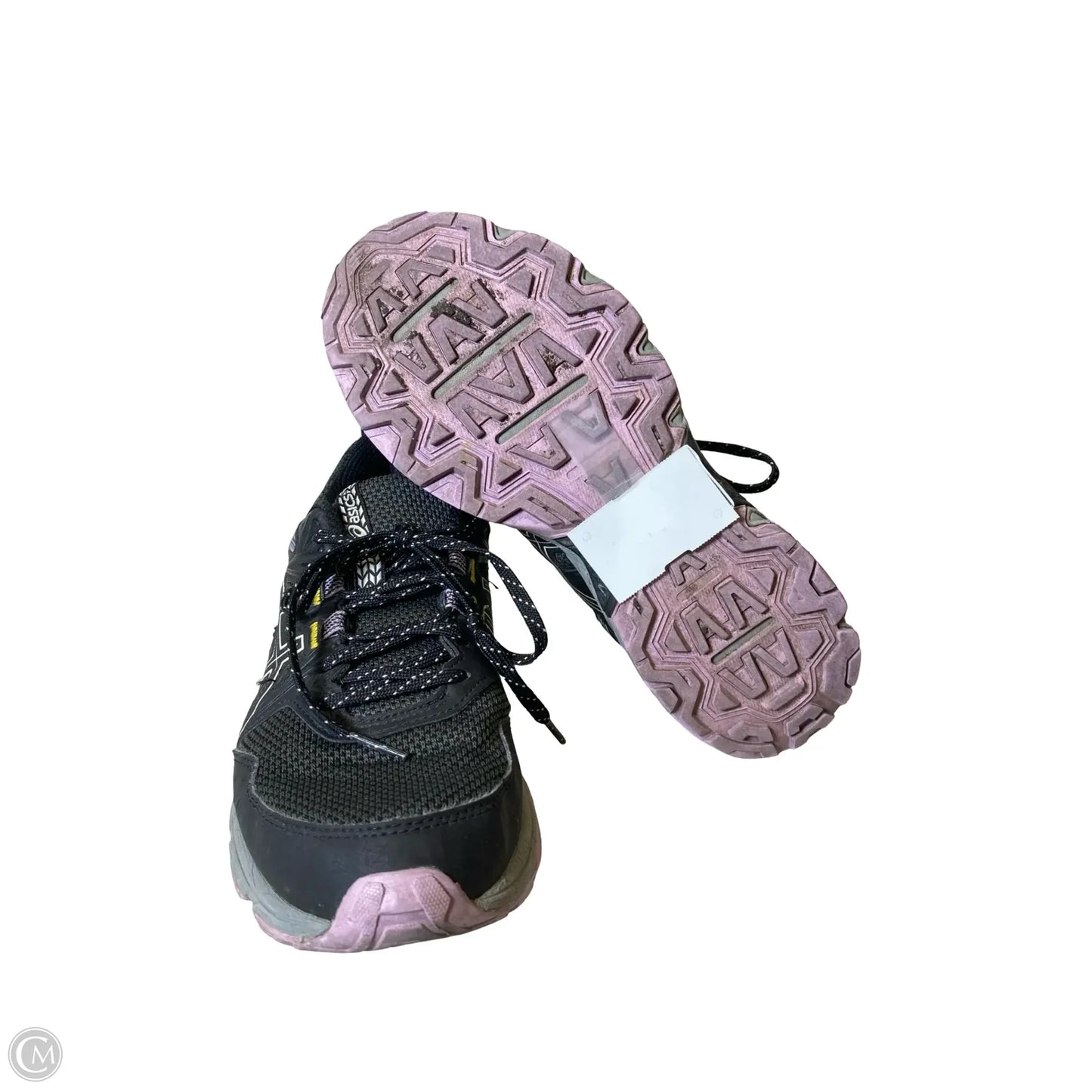 Shoes Athletic By Asics In Black & Purple, Size: 8