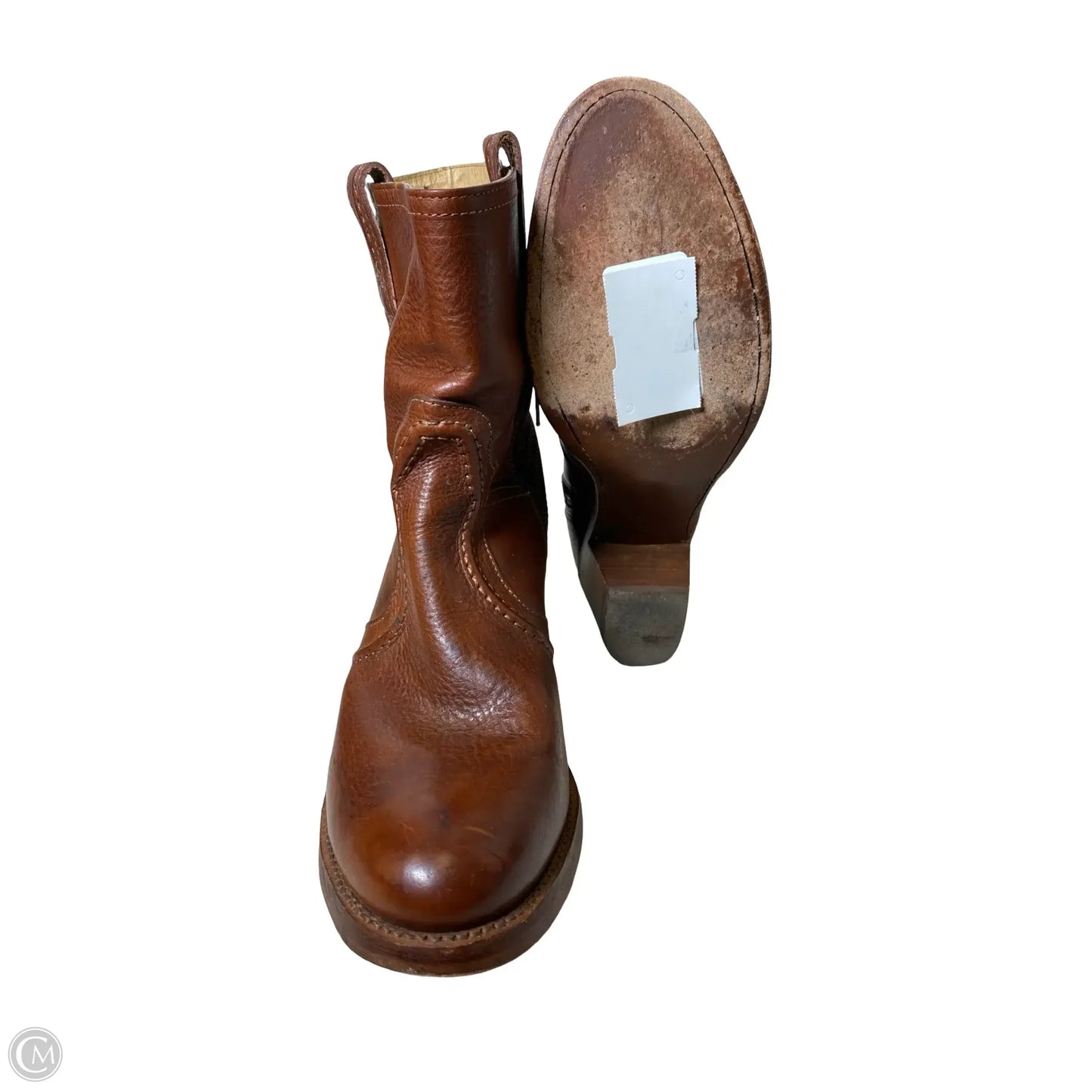 Boots Designer By Frye In Brown, Size: 8.5
