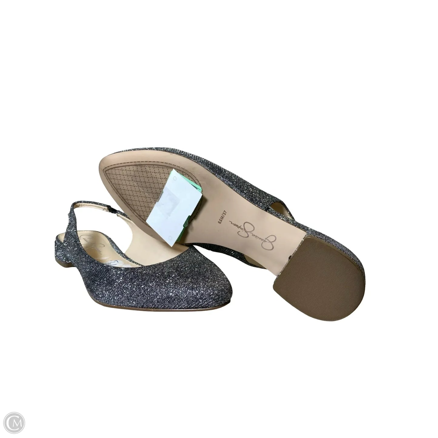 Shoes Heels Block By Jessica Simpson In Silver, Size: 6.5
