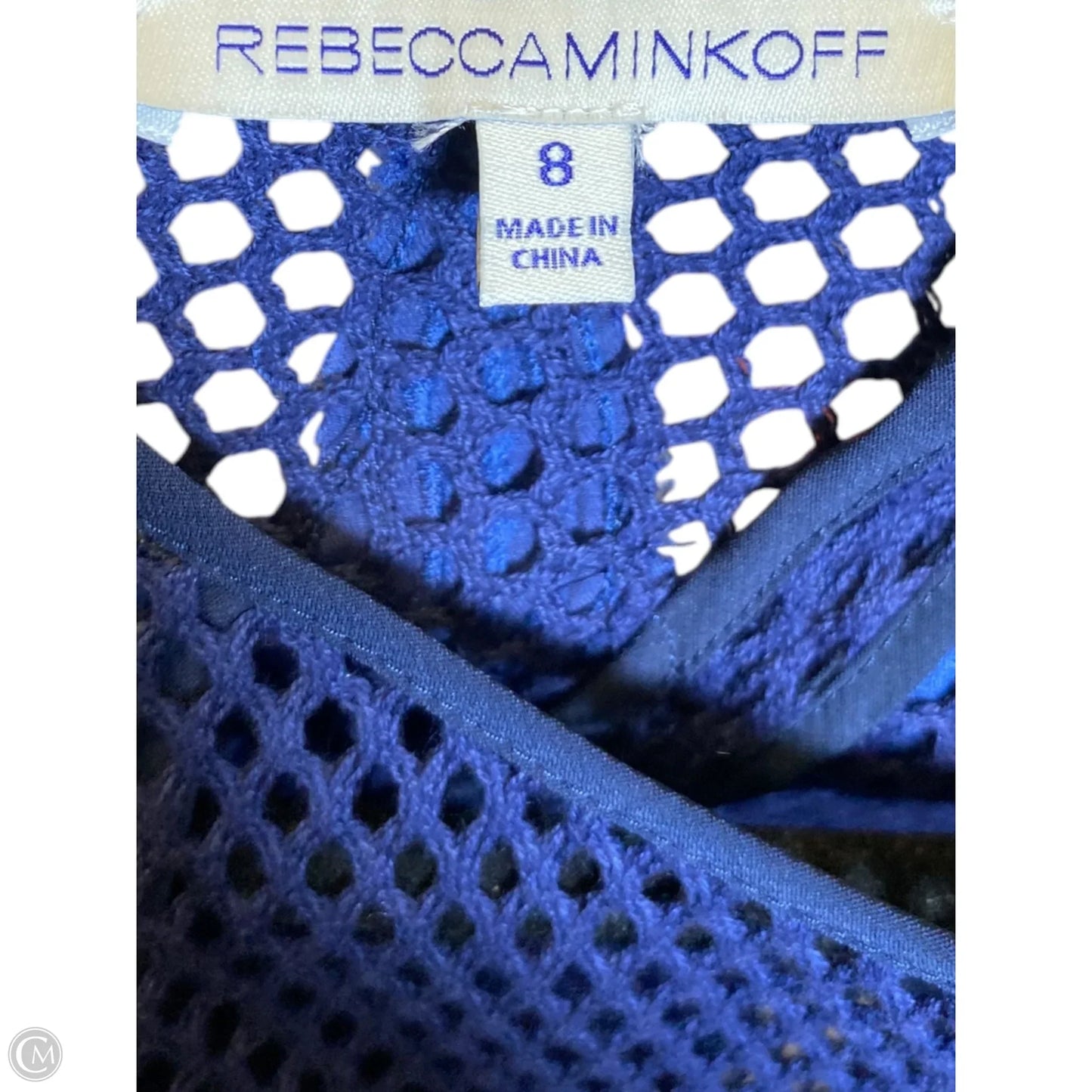 Dress Designer By Rebecca Minkoff In Blue, Size: M