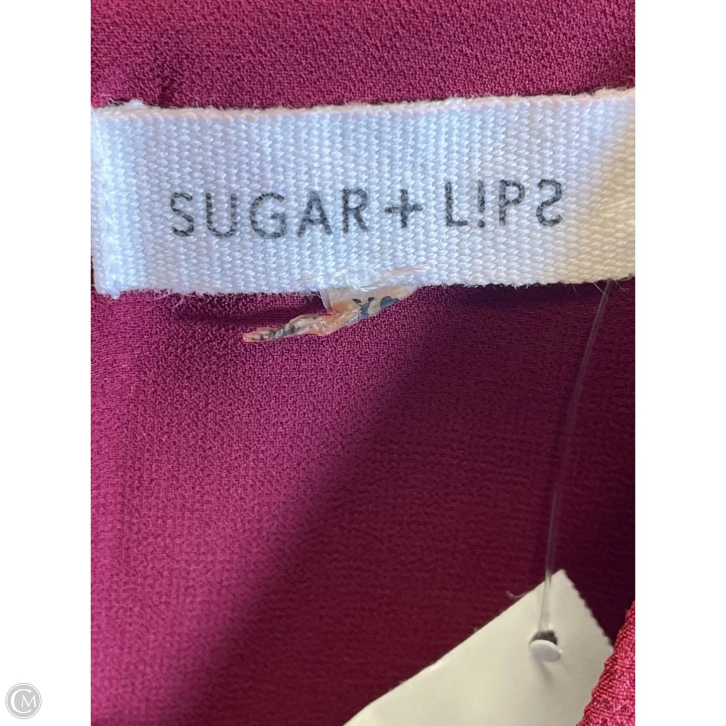 Jumpsuit By Sugar Lips In Maroon, Size: Xs