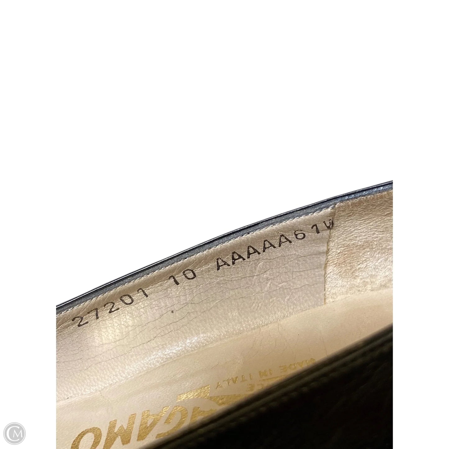 Shoes Luxury Designer By Ferragamo In Black, Size: 10