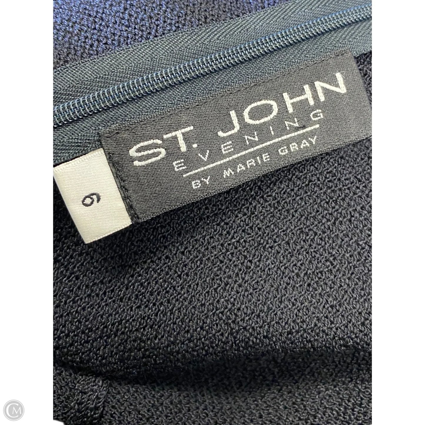 Dress Luxury Designer By St John Collection In Black, Size: S
