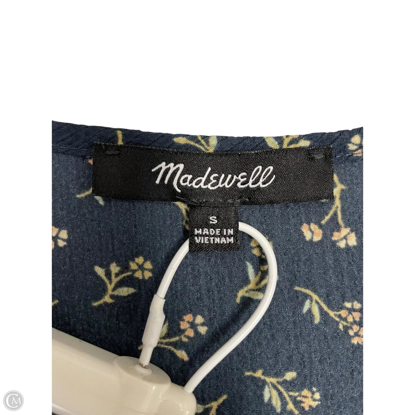 Blouse Long Sleeve By Madewell In Floral Print, Size: S