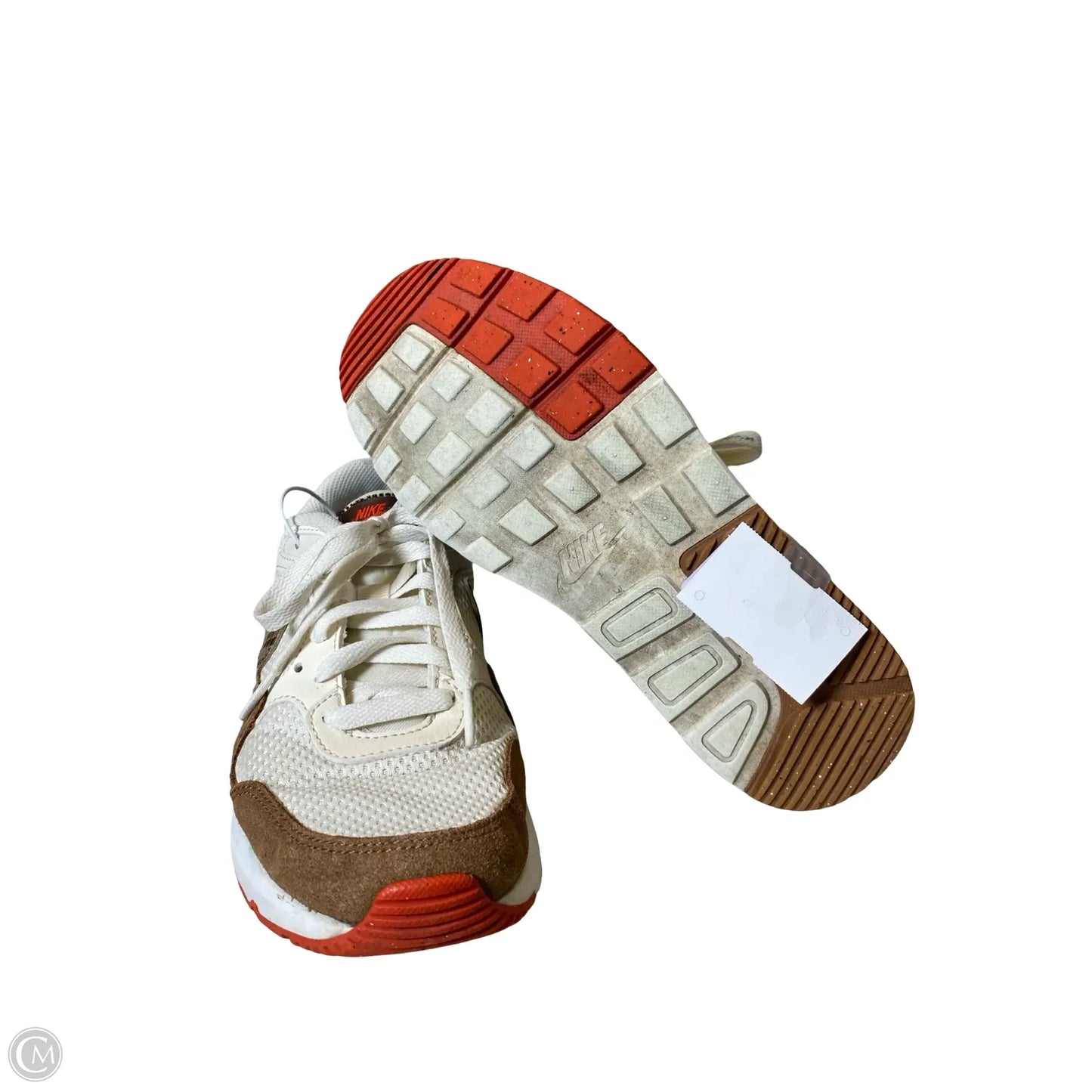 Shoes Athletic By Nike In Brown & Cream, Size: 7.5