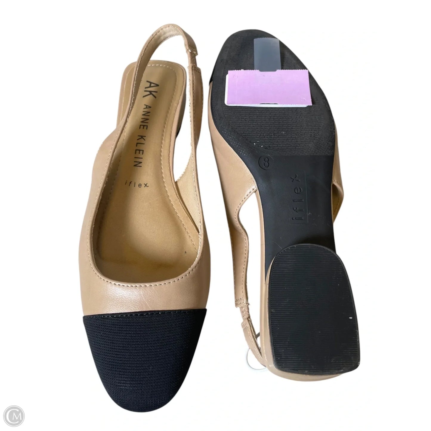 Shoes Heels Block By Anne Klein In Black & Tan, Size: 8