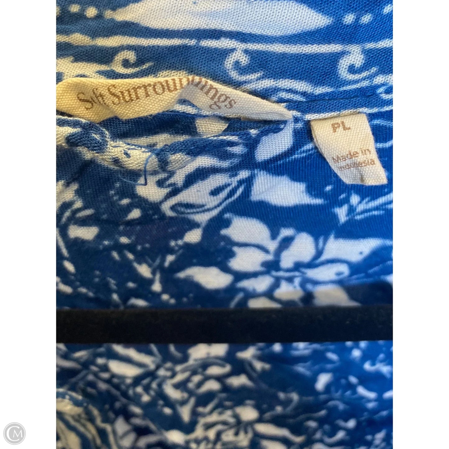 Jumpsuit By Soft Surroundings In Blue & White, Size: Lp