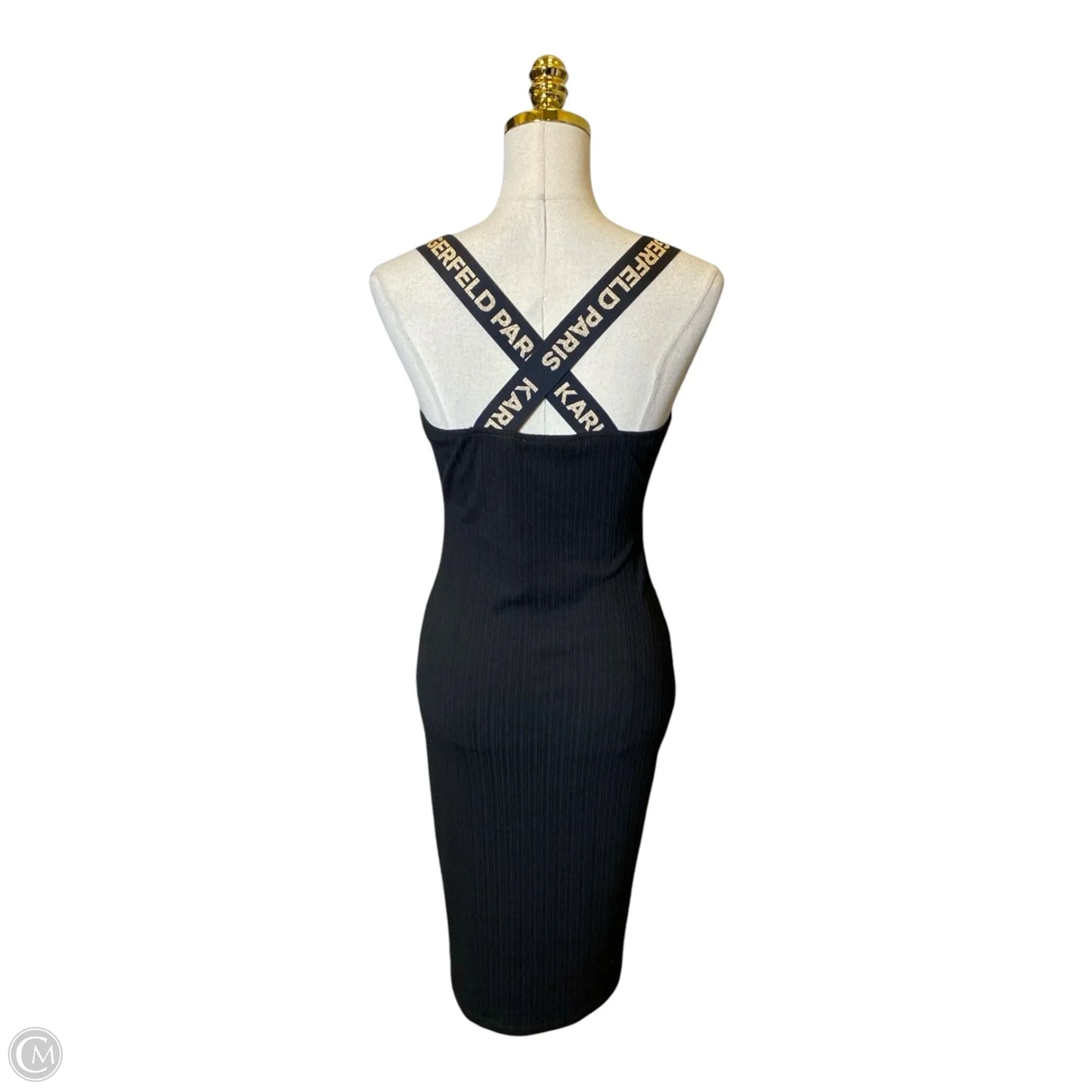 Dress Designer By Karl Lagerfeld In Black, Size: Xxs
