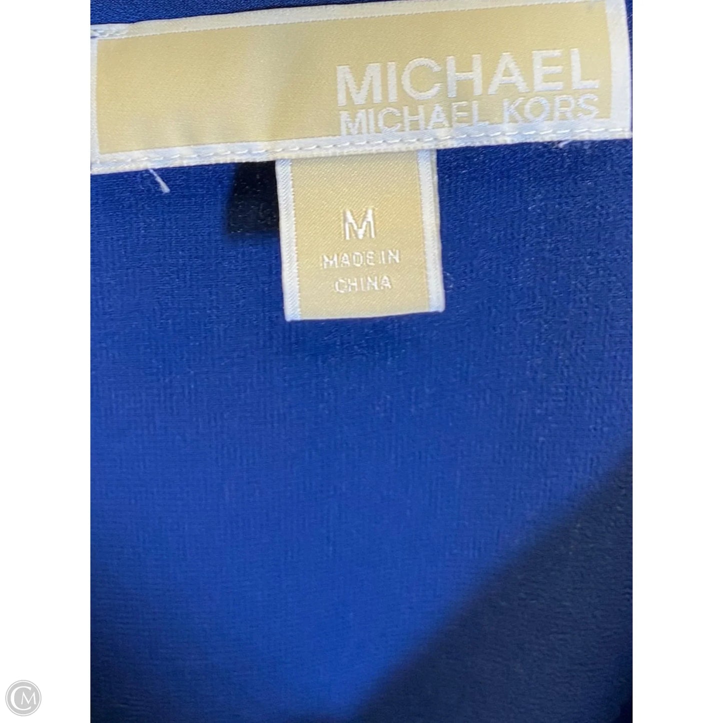 Dress Casual Maxi By Michael By Michael Kors In Navy, Size: M