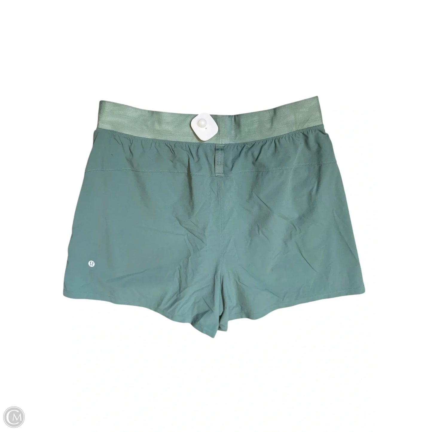 Athletic Shorts By Lululemon In Green, Size: 10