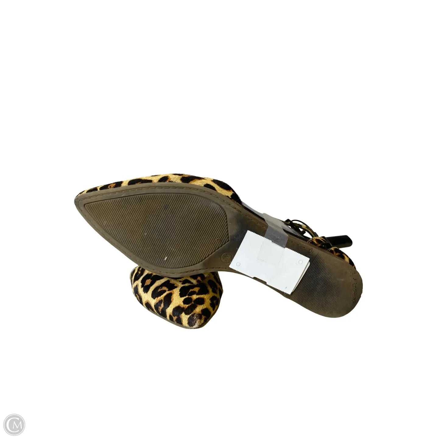 Shoes Flats By Crown Vintage In Animal Print, Size: 7