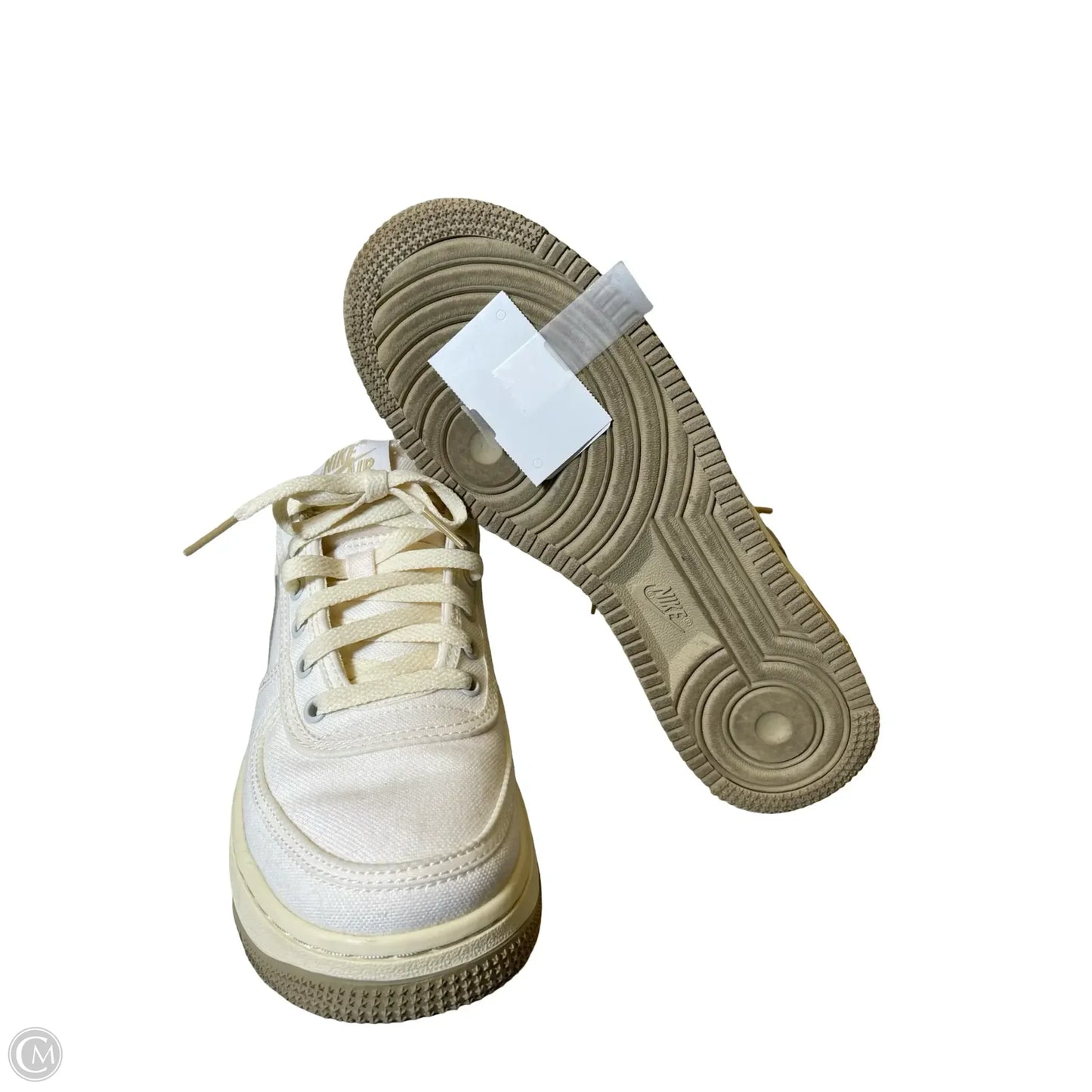 Shoes Athletic By Nike In Cream, Size: 7