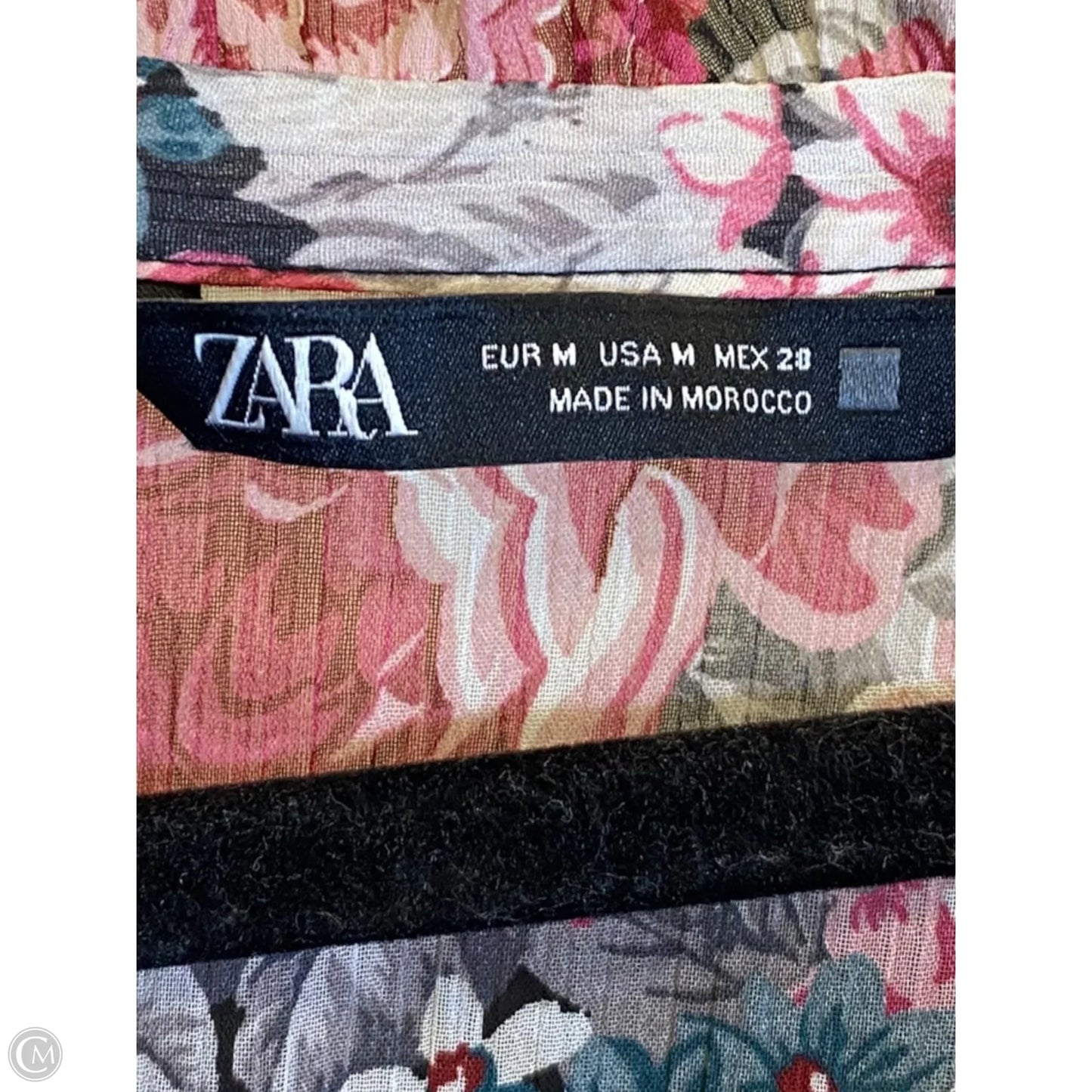 Dress Casual Maxi By Zara In Floral Print, Size: M