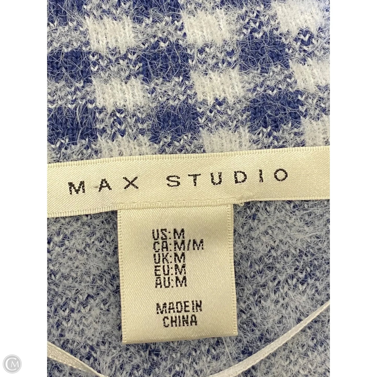 Sweater By Max Studio In Blue, Size: M