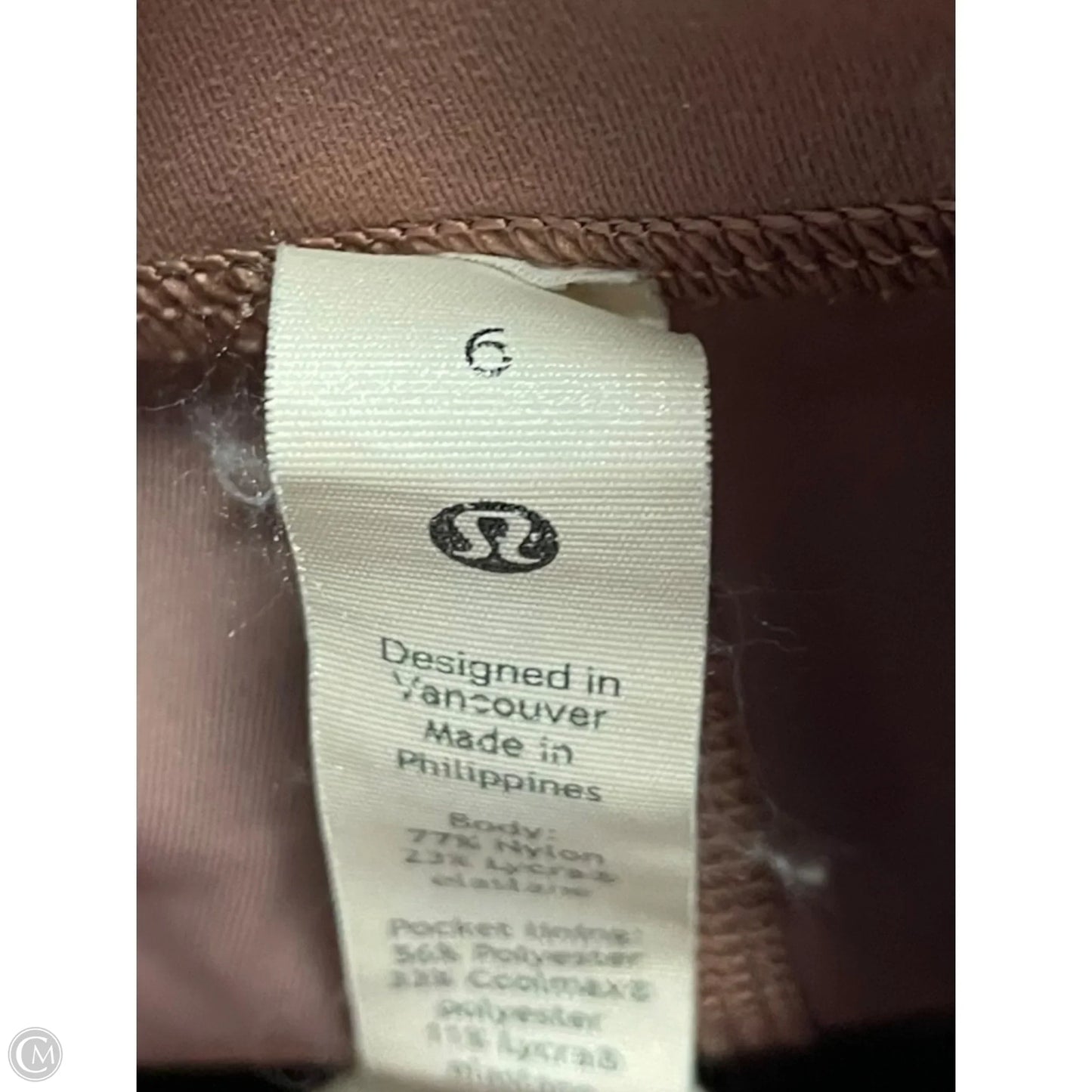 Athletic Shorts By Lululemon In Pink, Size: 6