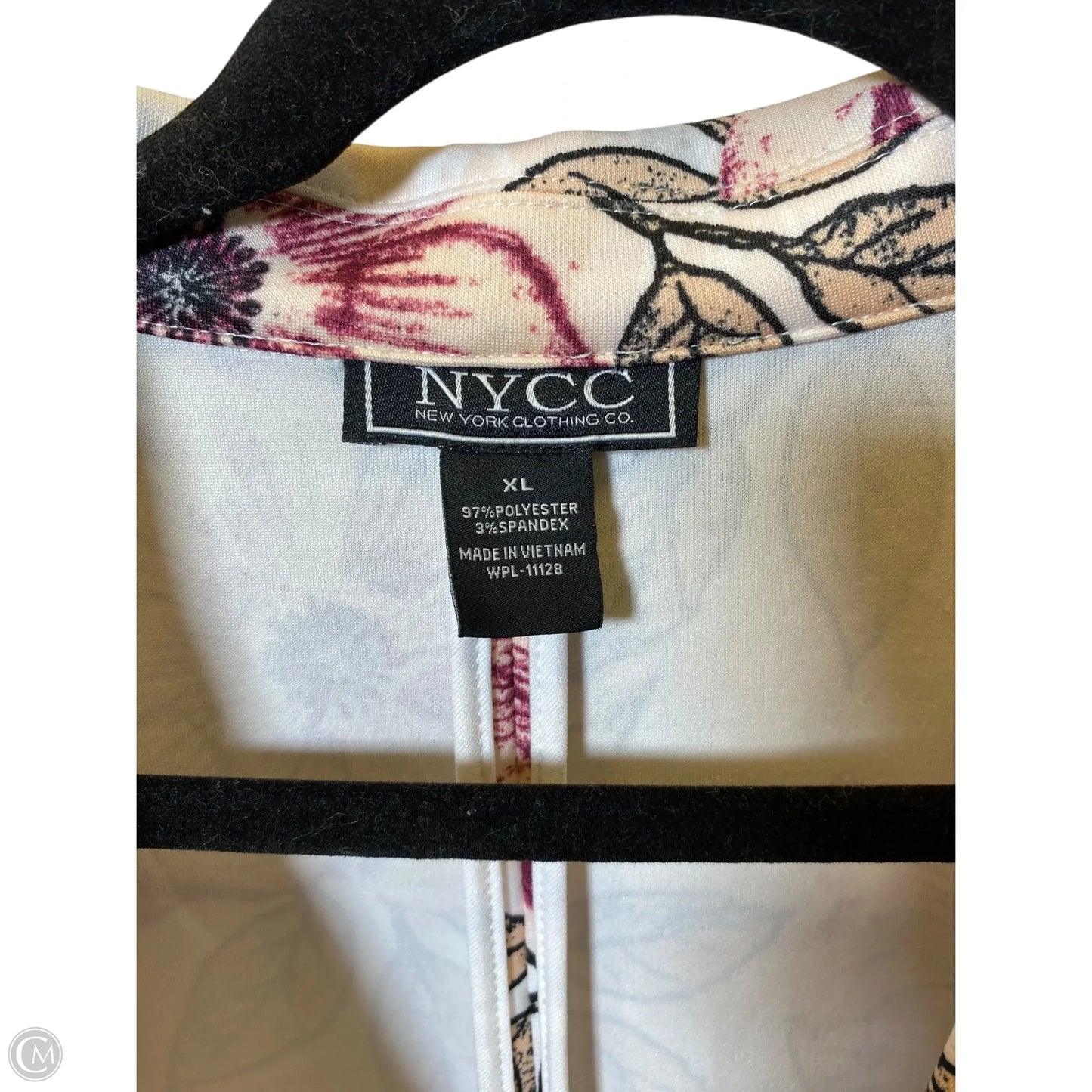 Blazer By New York And Co In Floral Print, Size: Xl